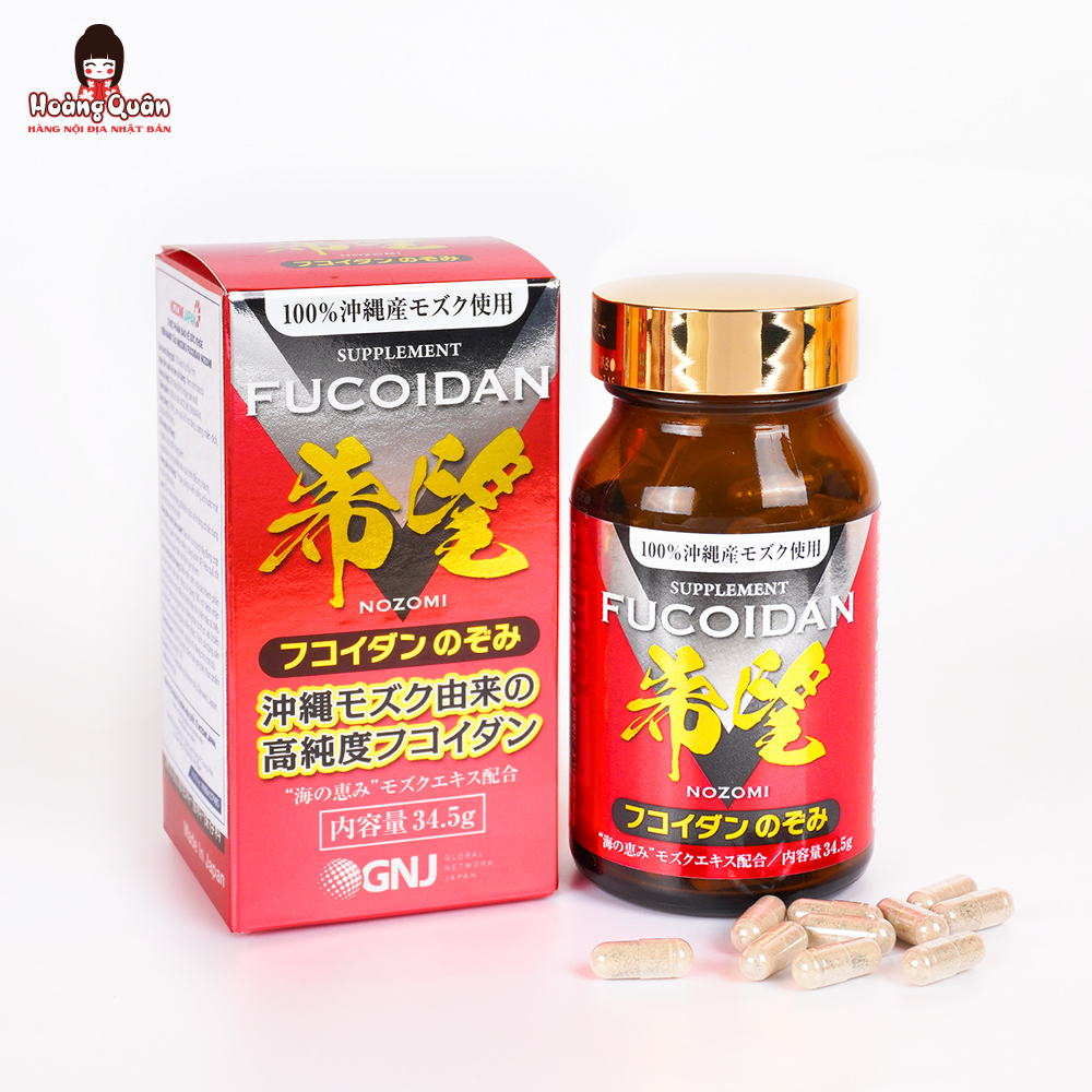 Viên nang tảo Mozuku Fucoidan Nozomi 150 viên - hỗ trợ tăng sức đề kháng - 2