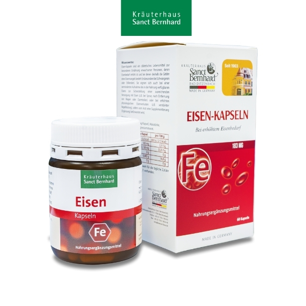 Viên uống EISEN KAPSELN hỗ trợ cải thiện tình trạng thiếu máu do thiếu sắt (hộp 60 viên)