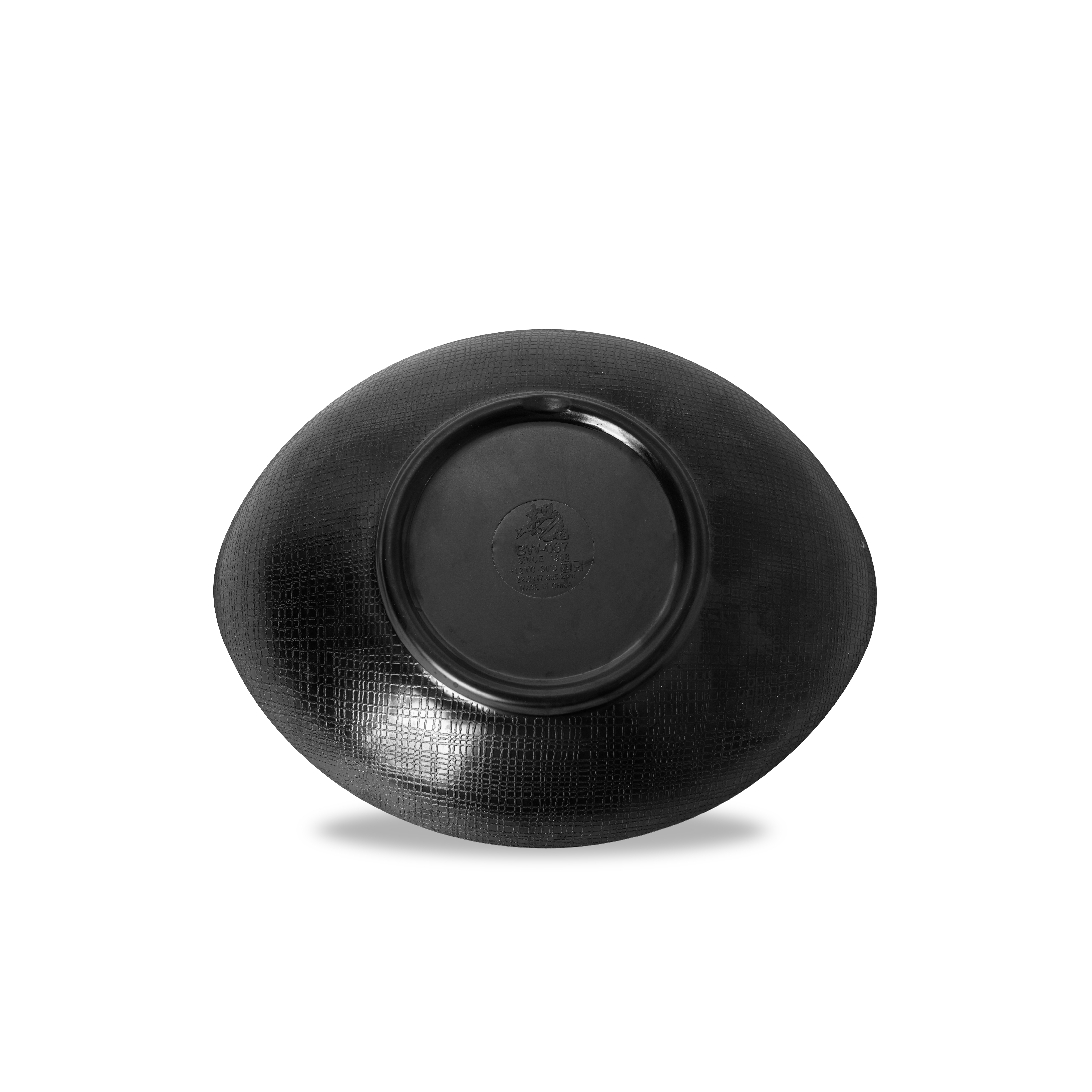 Dĩa đen Yangge hình chữ nhật Size 220*175*51_378220_BW-67 - 4