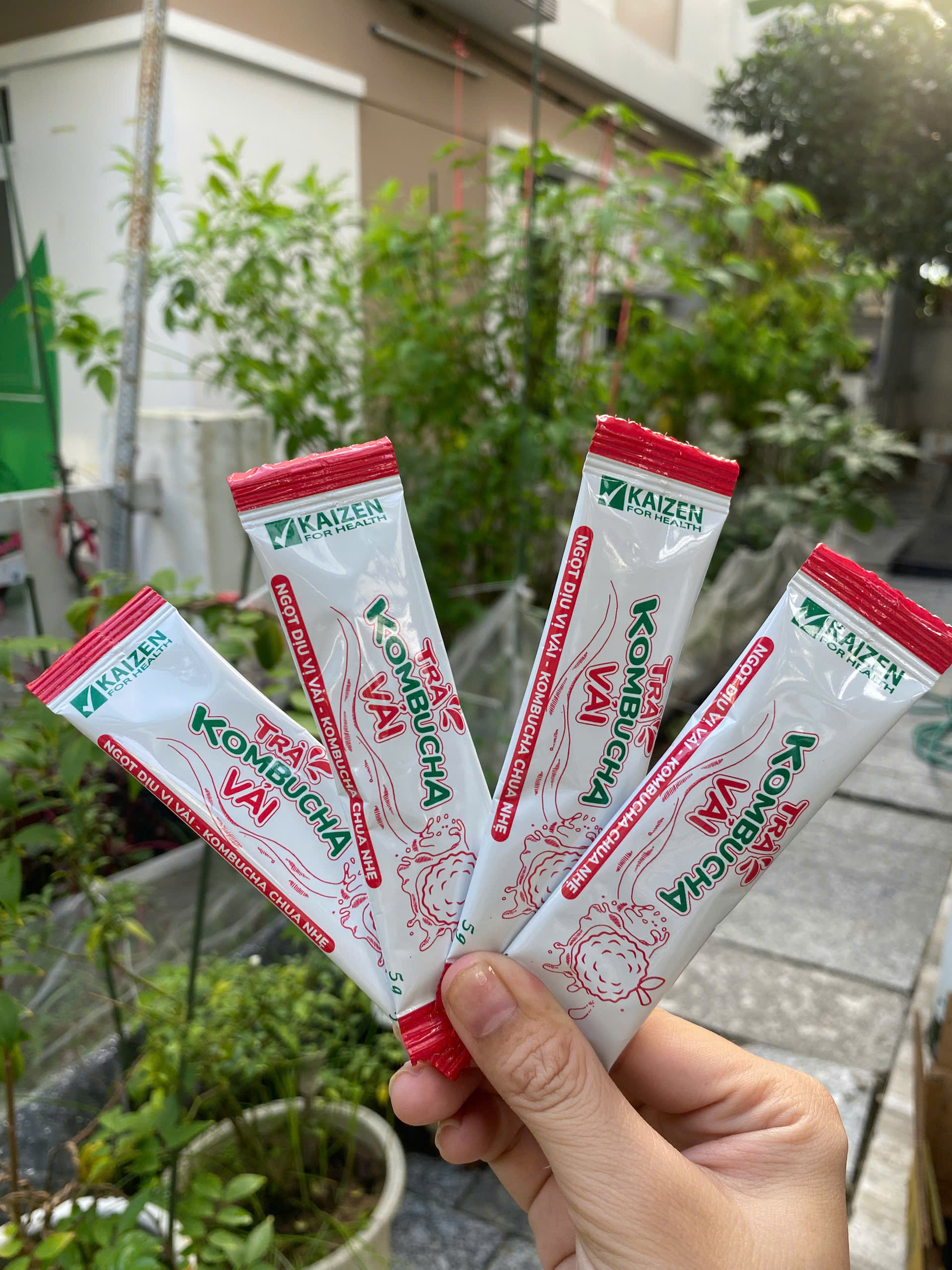 Trà Kombucha Vải ( Hộp 10 gói x 5g) - 7