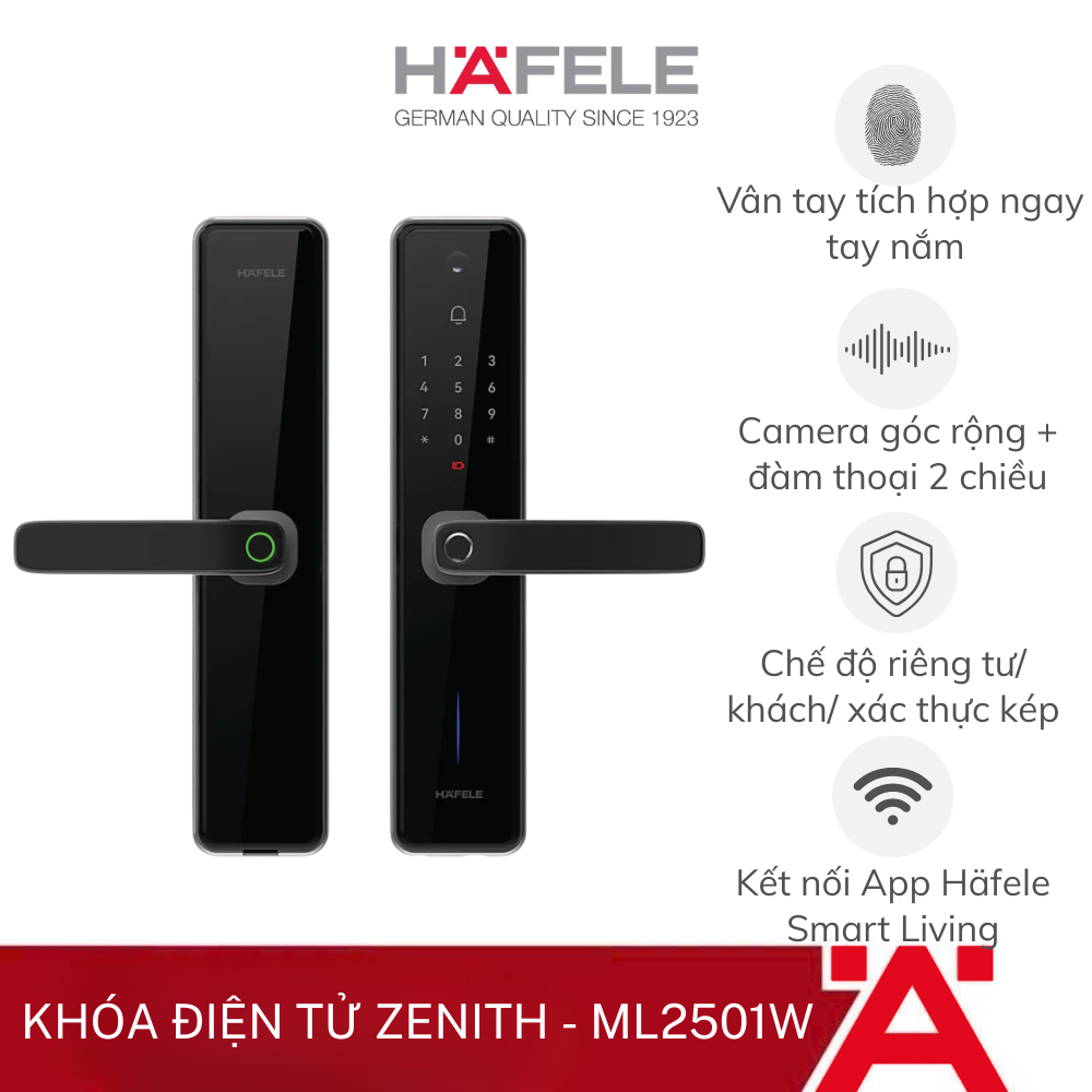 KHÓA ĐIỆN TỬ / DIGITAL DOOR LOCK ZENITH - ML2501W - Phân phối chính hãng