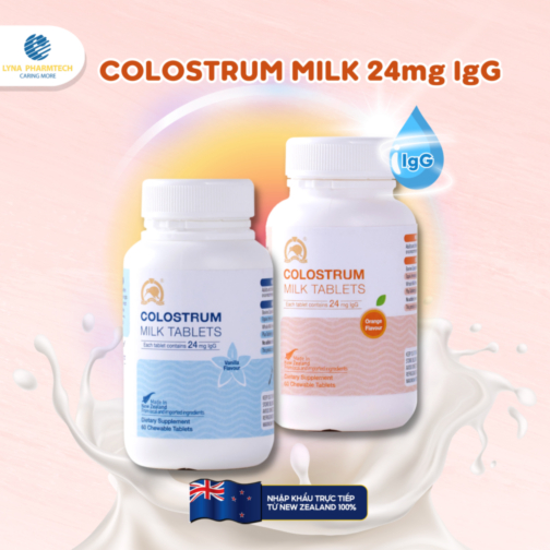 Viên nhai sữa non Colostrum 24mg IgG