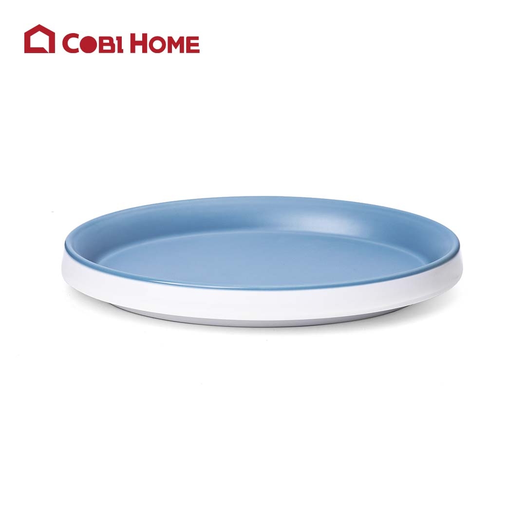 Dĩa xanh dày Yangge hình tròn Size 280*200*30_378204_25-031 - 3