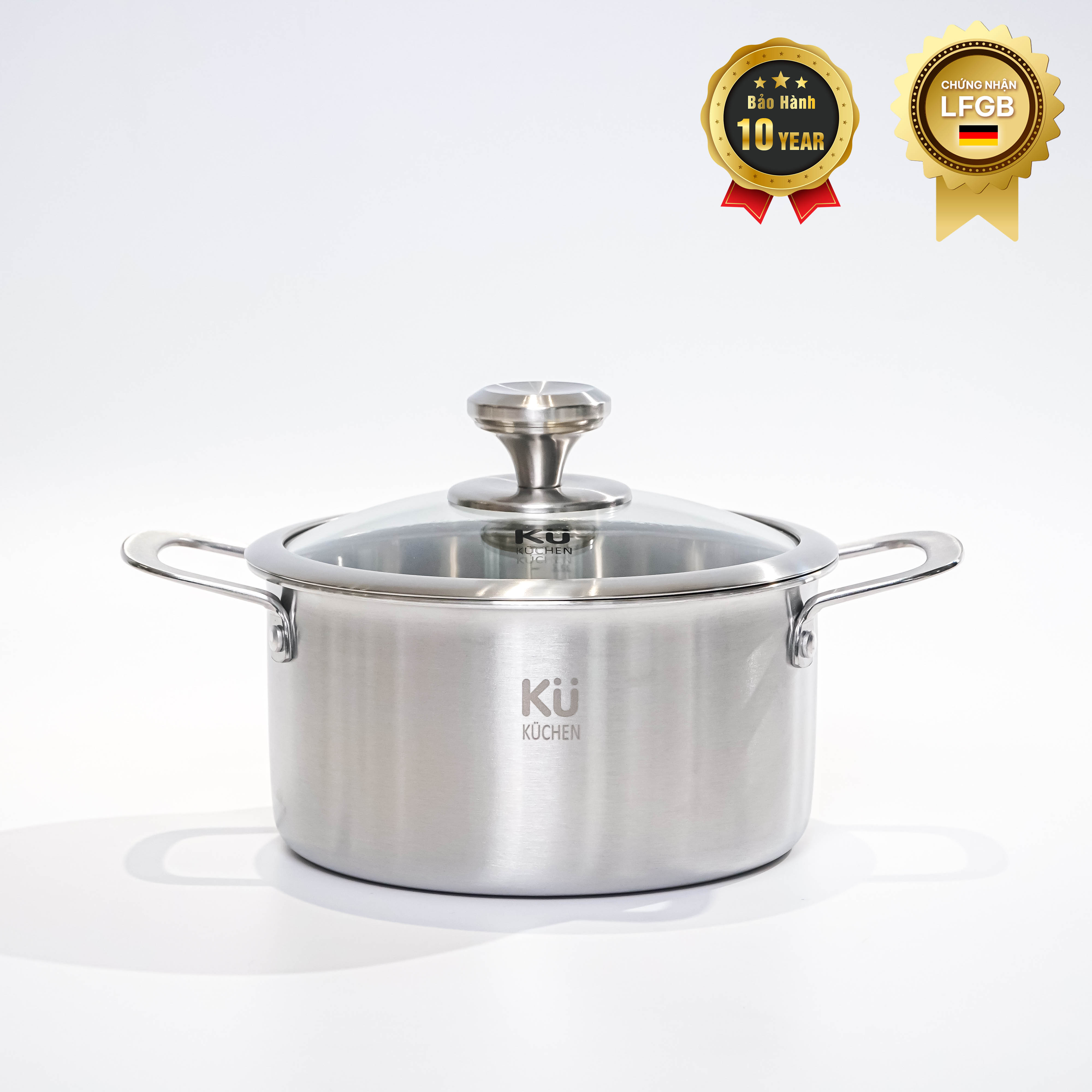 Bộ nồi inox cao cấp KUCHEN (LFGB) KU 3326
