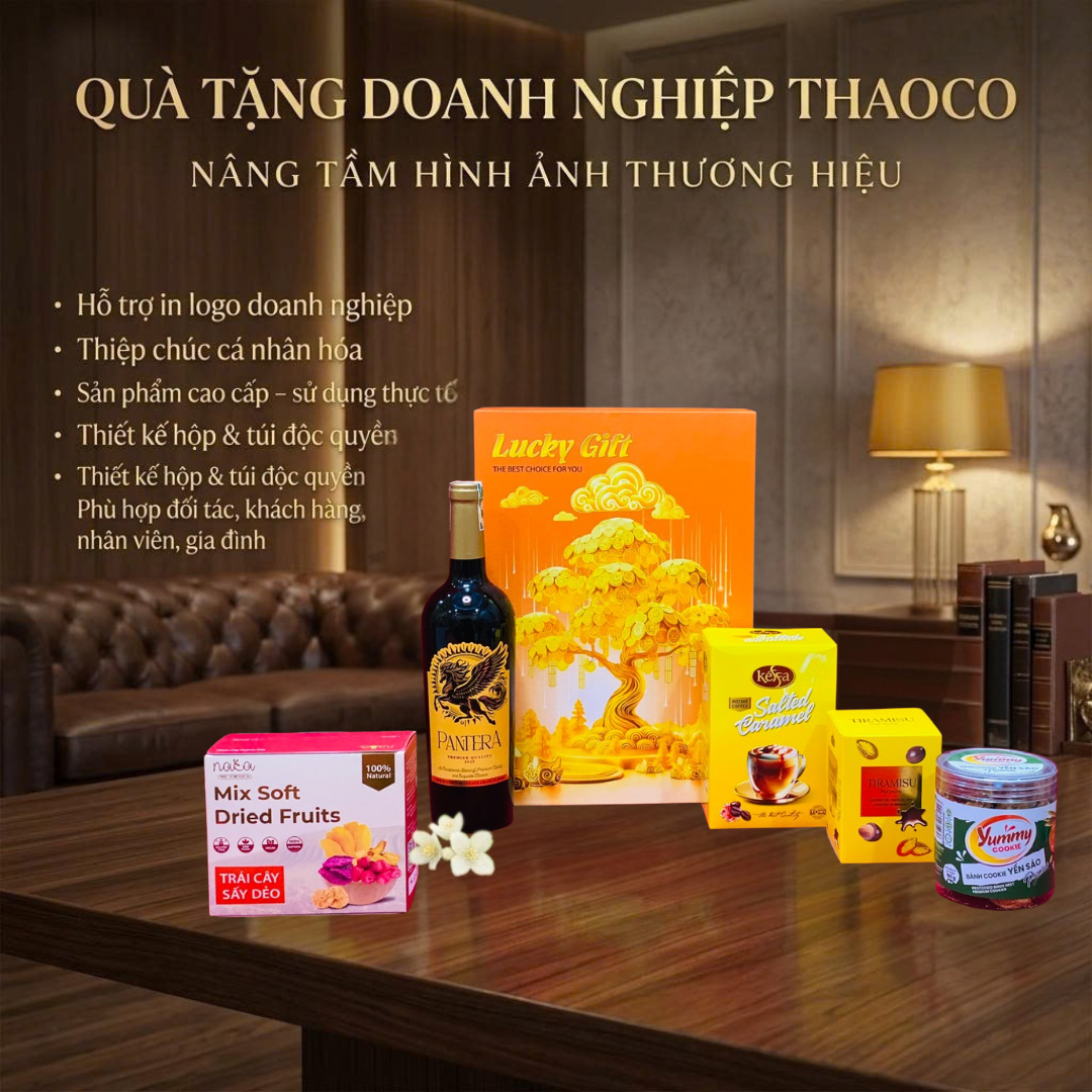 Quà Tặng Đối Tác Kim Ngọc Phú Quý – Quà Tặng Doanh Nghiệp, Gia Đình Sang Trọng (Kèm Túi Cao Cấp)