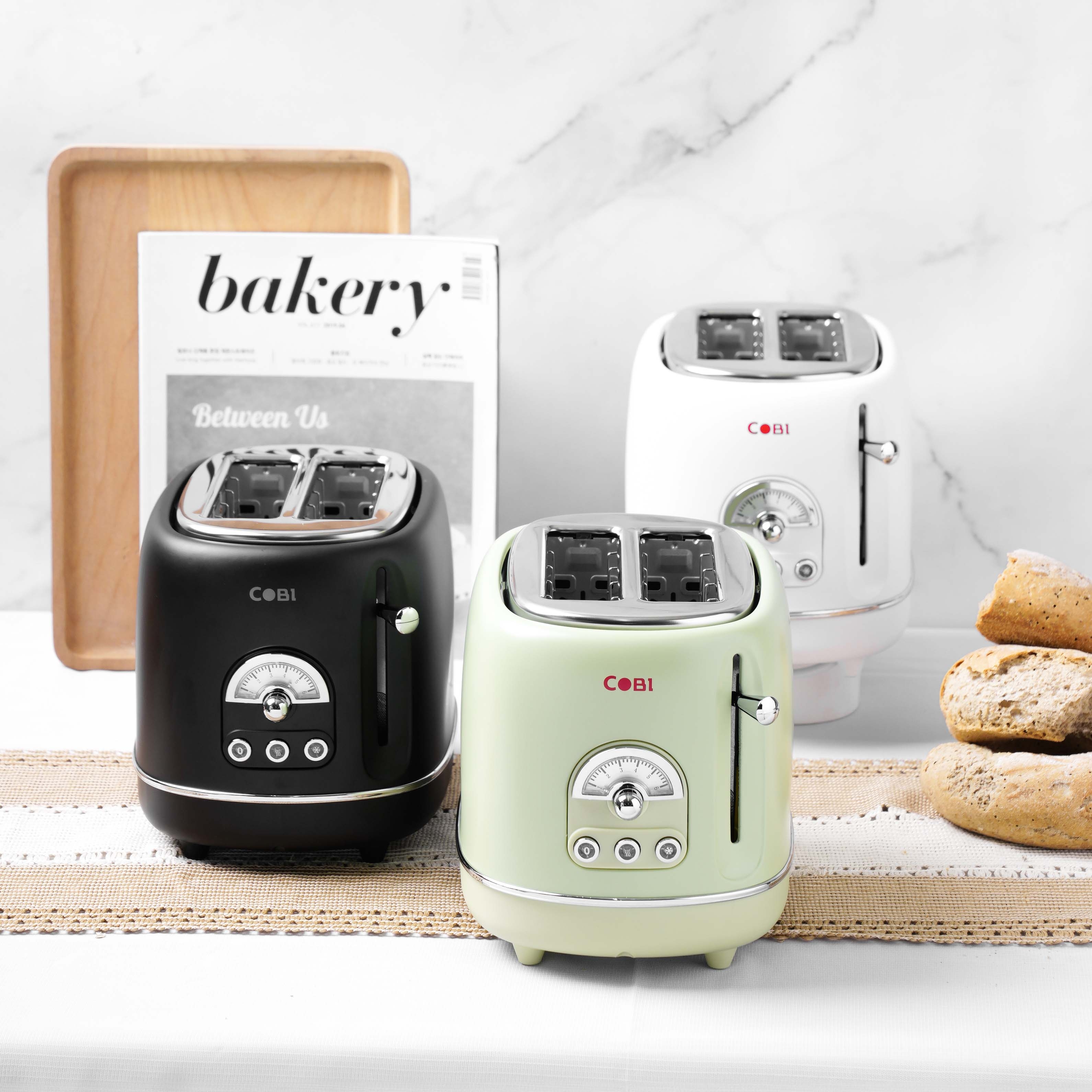 Máy nướng bánh mì Toaster 2 ngăn COBI màu trắng_CB-TO-0201-W_341709 - 2