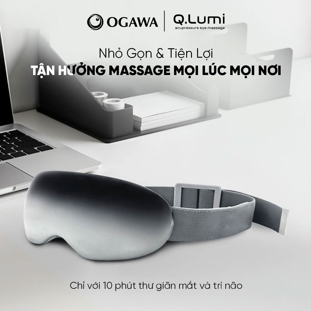 Máy massage mắt Q.lumi (OY-0511), hiệu Ogawa