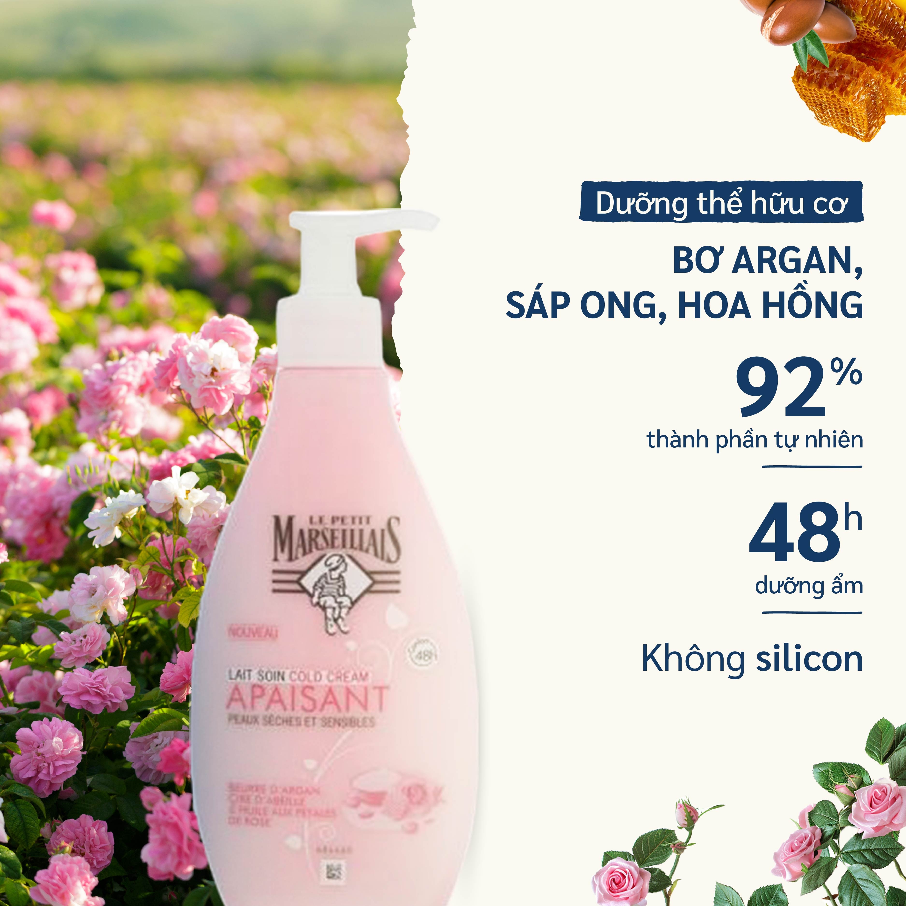 Sữa dưỡng thể LE PETIT MARSEILLAIS 250ml - Phân phối chính hãng