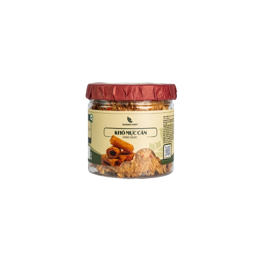 Khô Mực tẩm vị Garden Farm (hũ 110g) - Phân phối chính hãng