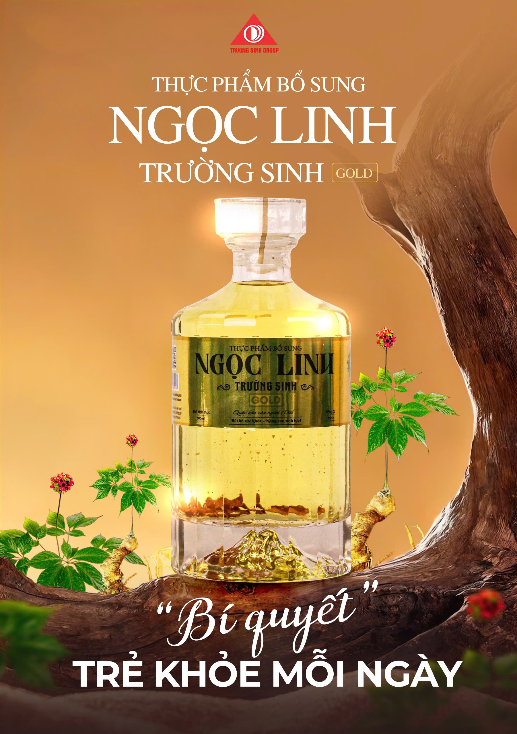 Thực phẩm bổ sung Ngọc Linh Trường Sinh GOLD (kèm túi)