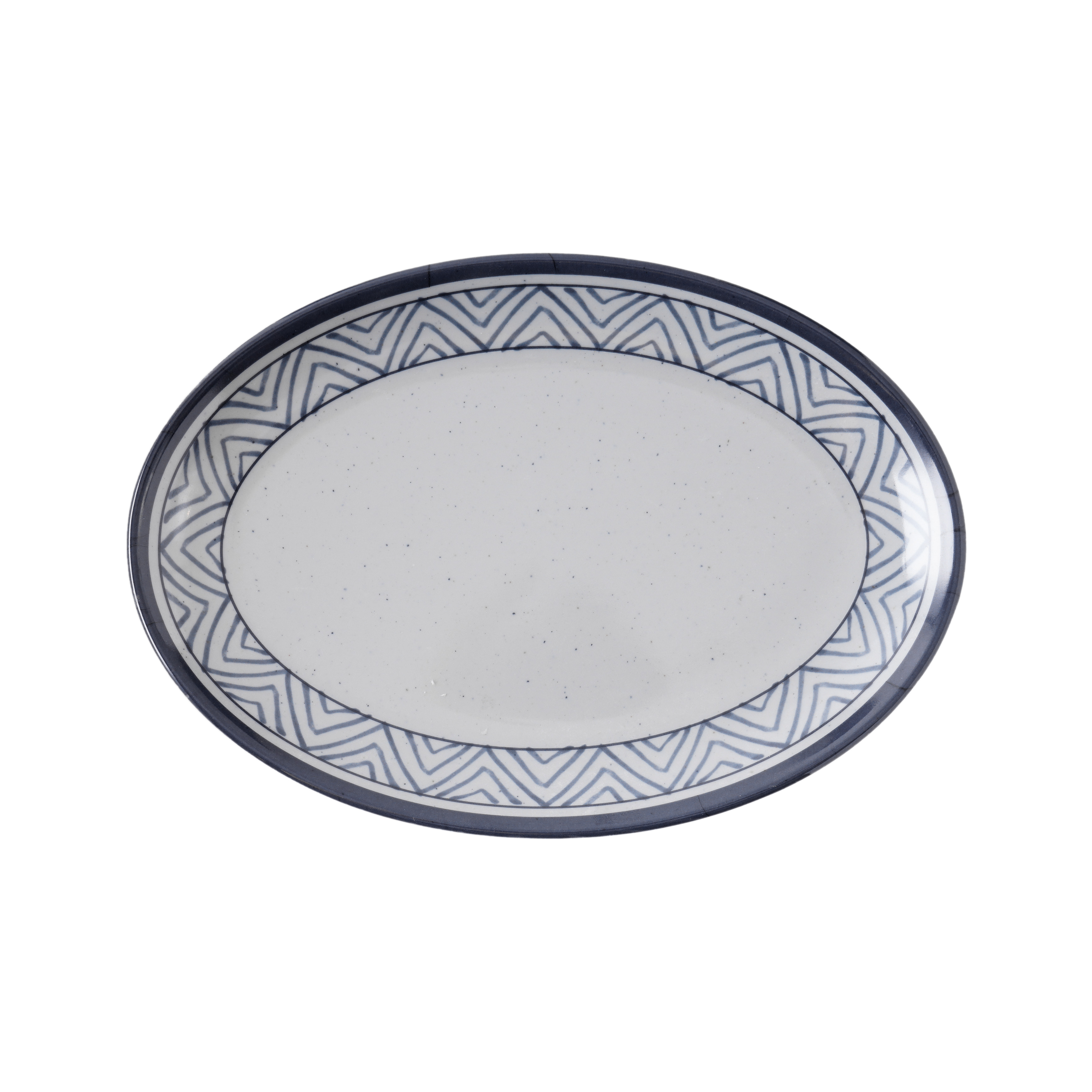 Dĩa Yangge oval xanh có vân Size 28cm_378105_63011-LXT
