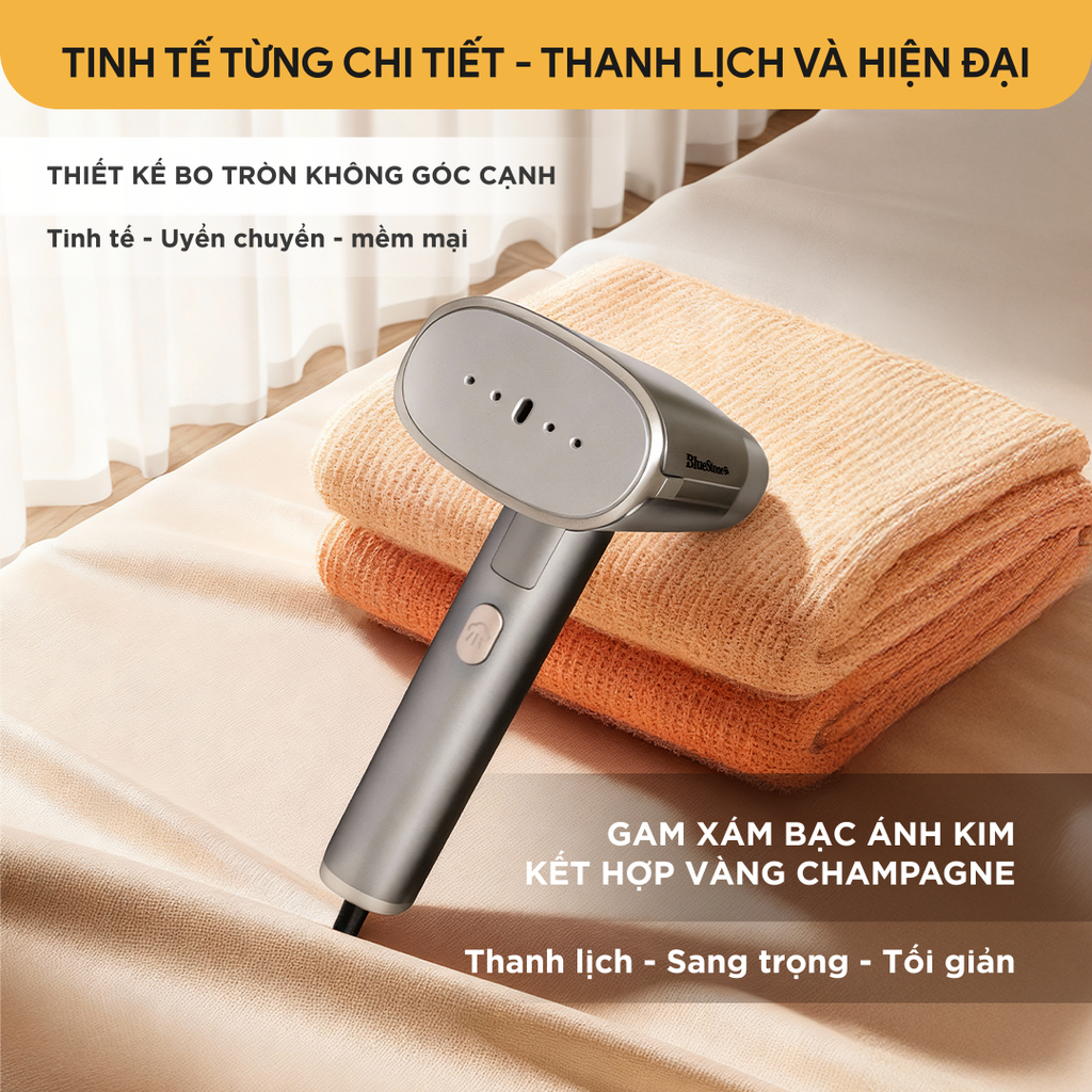 Bàn Ủi Hơi Nước Cầm Tay BlueStone GSB-4018 150ml 1200W