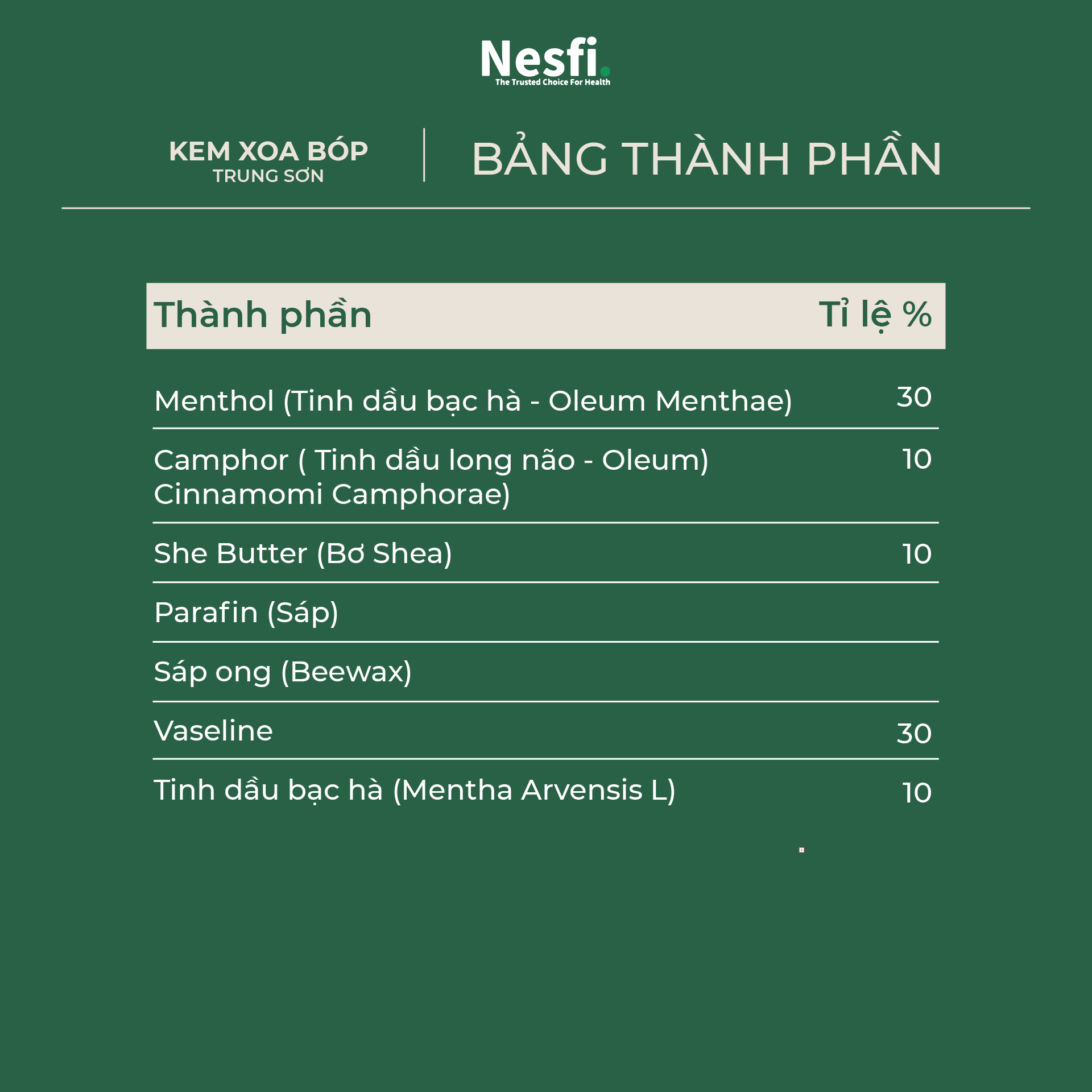 Kem xoa bóp Trung Sơn tuýp 35g (Hỗ trợ giảm đau, đau cơ, đau khớp, đau lưng) - 5