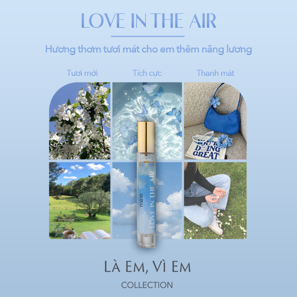 Nước hoa nữ Mine Love In The Air lưu hương 6-8h 9ml - 5