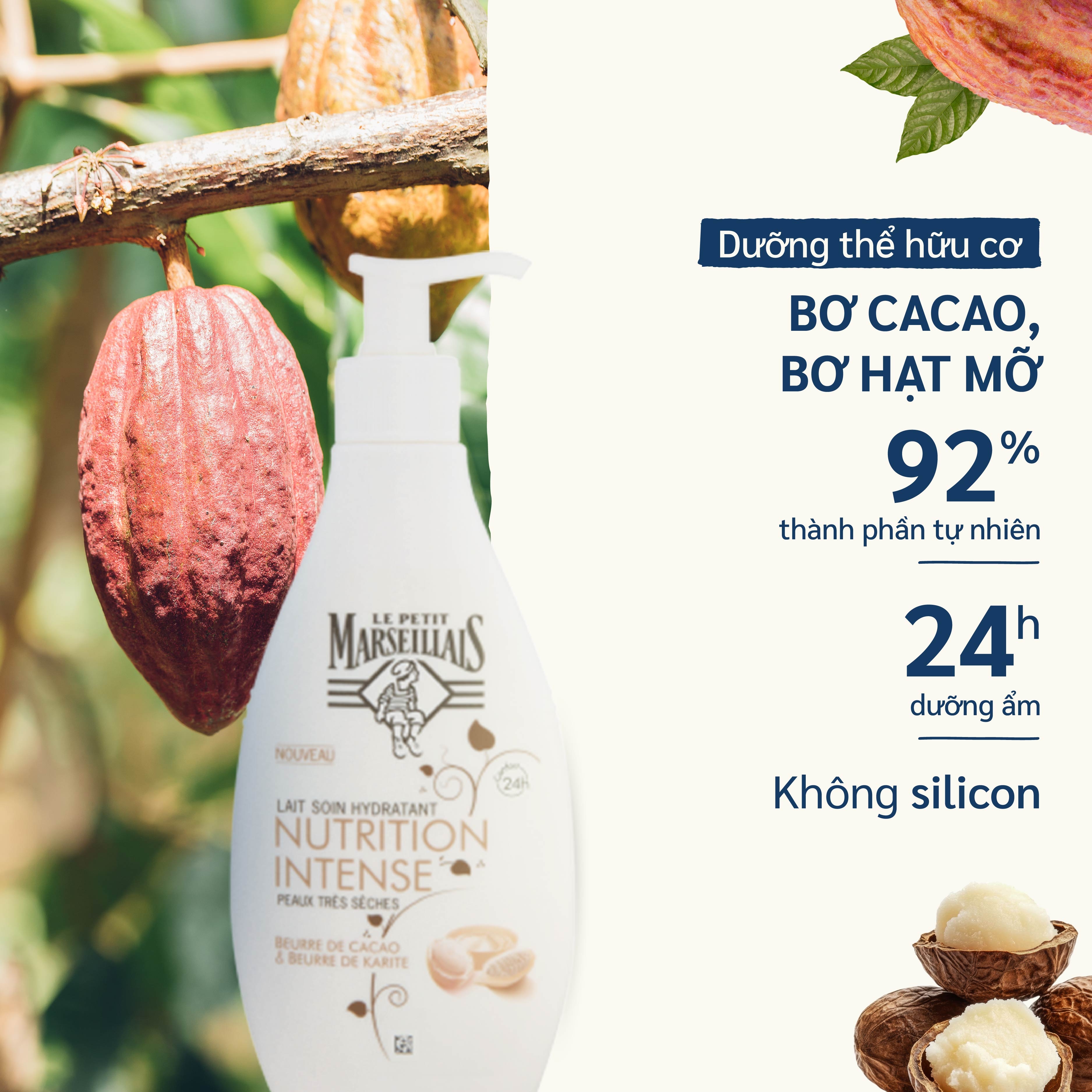 Sữa dưỡng thể LE PETIT MARSEILLAIS 250ml