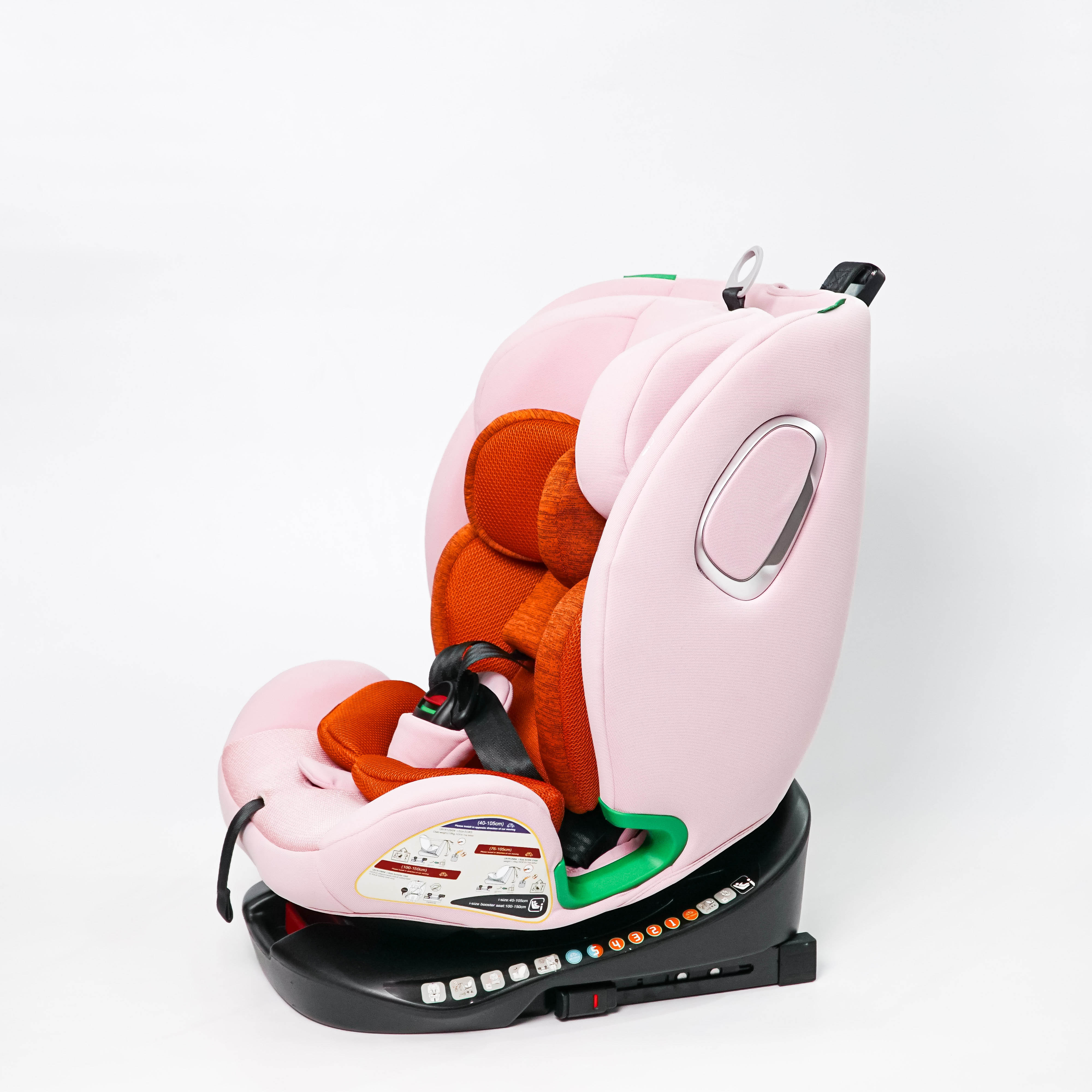 Ghế an toàn trẻ em trên xe ô tô KUCHEN YB108B - Màu hồng