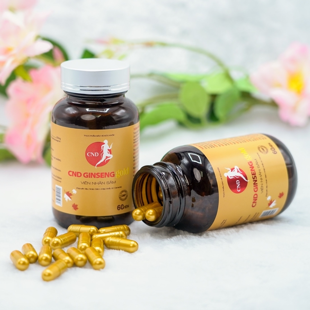 Viên nhân sâm CND Ginseng Gold – Tăng cường sức khỏe, đề kháng, giảm mệt mỏi (60 viên) - 8