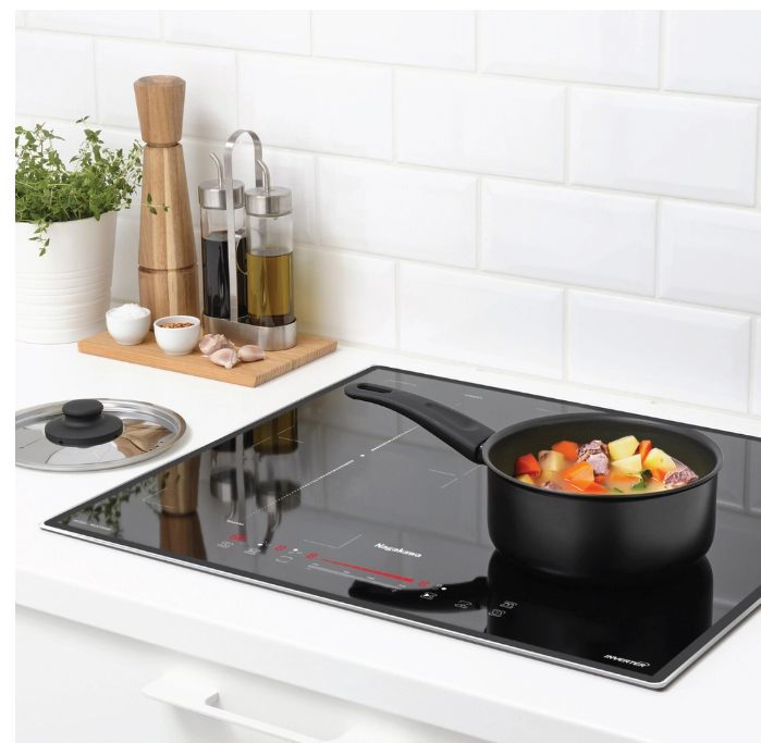 Bếp 3 lò điện từ Nagakawa UltraSlim NK3C08MB - Phân phối chính hãng