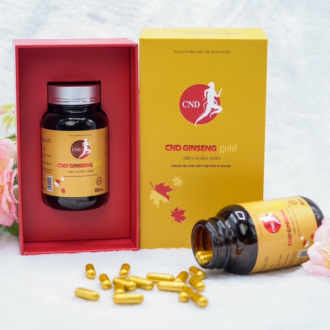 Viên nhân sâm CND Ginseng Gold – Tăng cường sức khỏe, đề kháng, giảm mệt mỏi (60 viên) - 7