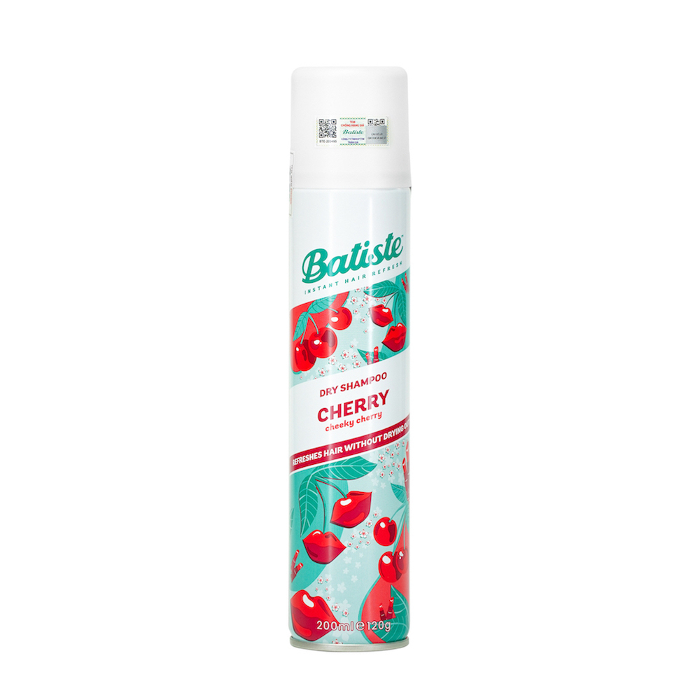 Dầu Gội Khô Batiste Hương Hoa Anh Đào - Batiste Dry Shampoo Fruity & Cheeky Cherry 200ml