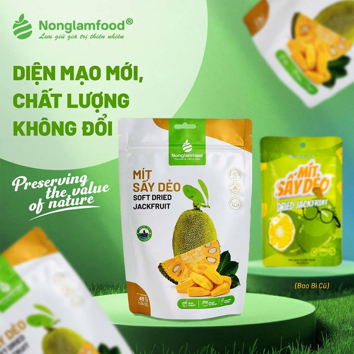 Mít sấy dẻo - Túi 45g - Phân phối chính hãng