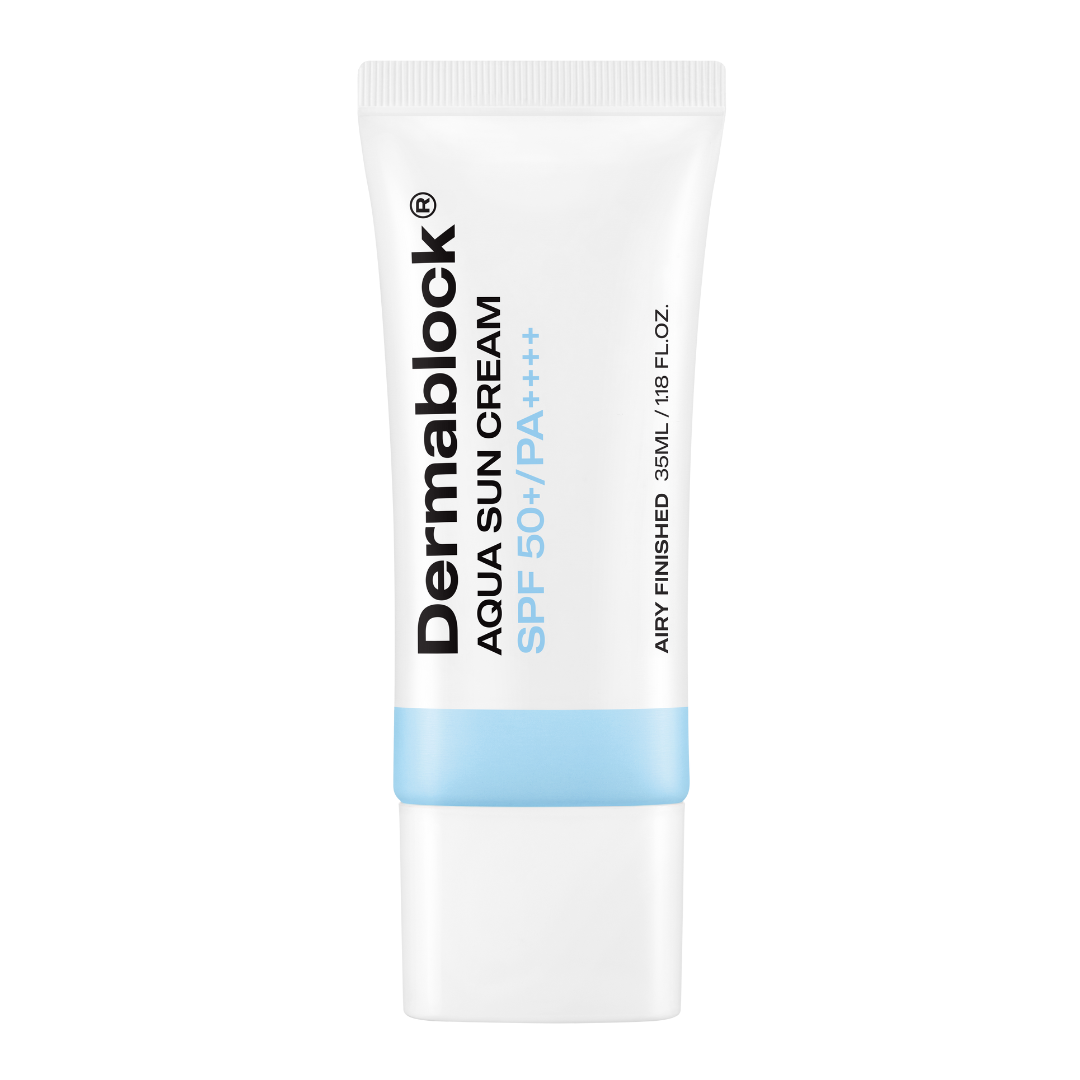 Kem chống nắng cấp ẩm và làm dịu cho da xâm lấn, treatment Dermablock Aqua Sun Cream SPF50+ PA++++ 35ml - Phân phối chính hãng