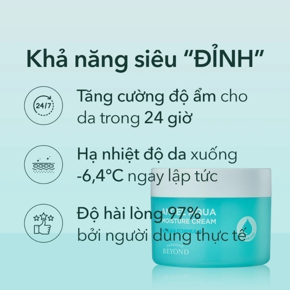 Kem dưỡng ẩm dịu da Thuần chay  BEYOND Angel Aqua Moisture Cream 150mlx2 (BEYOND ANGEL AQUA MOISTURE CREAM)