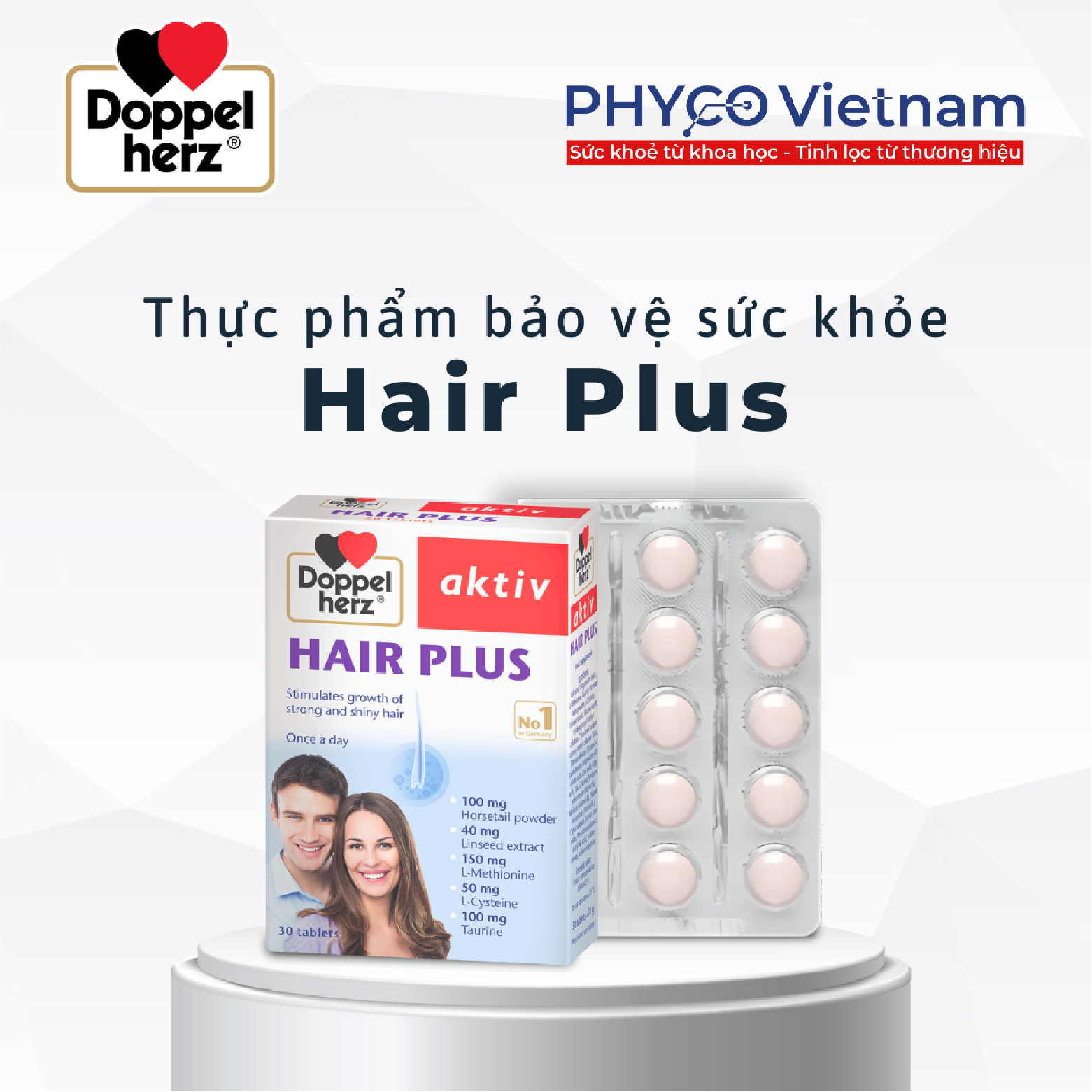 TPBVSK Hair Plus hỗ trợ giảm rụng tóc