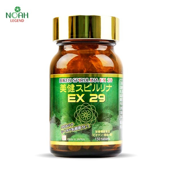 Viên uống tăng cường sức đề kháng và phục hồi thể lực BIKEN SPIRULINA EX 29 - Phân phối chính hãng