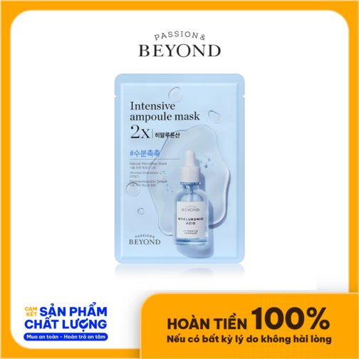 Mặt nạ cấp ẩm Beyond Intensive Ampoule Mask 2x Hyaluronic Acid