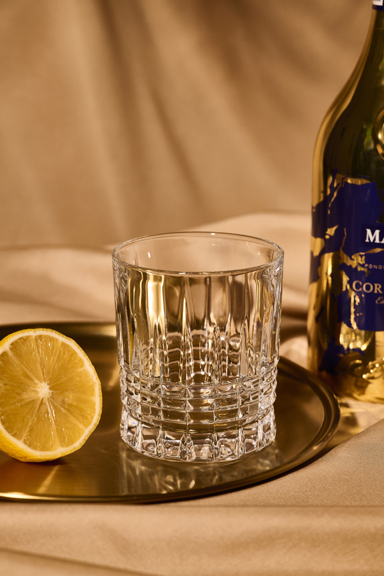 Cốc uống nước thấp ly Whisky pha lê Bohemia Royal Crystal Set 6 ly - Model : Pina