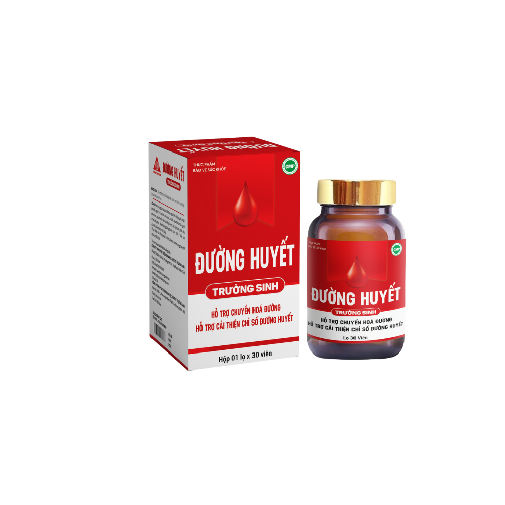 Viên uống hỗ trợ cải thiện chỉ số Đường Huyết Trường Sinh 30viên - Phân phối chính hãng