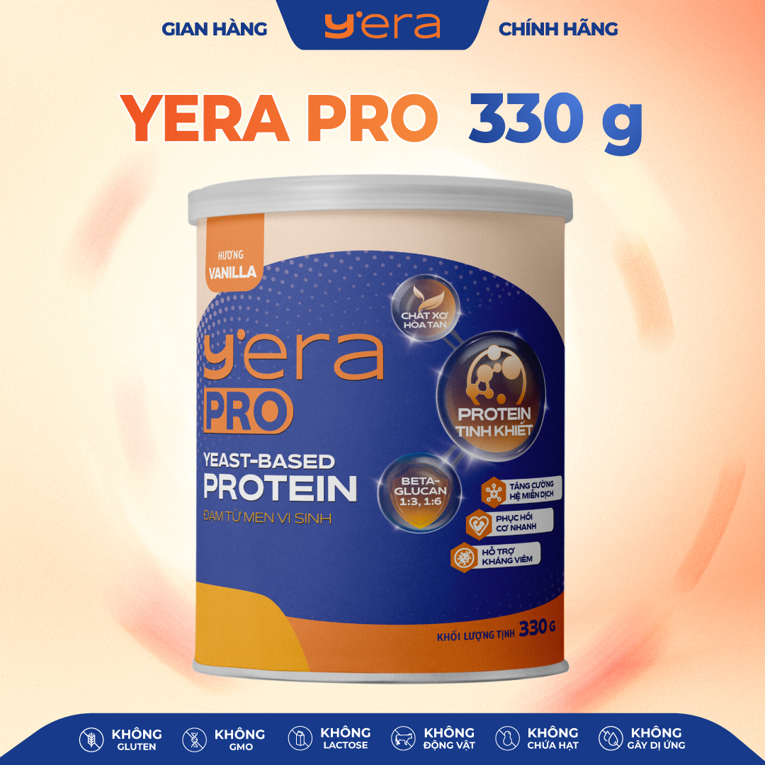 Thực phẩm bổ sung Y'ERA PRO hương vị vanilla (hộp thiếc 330g)
