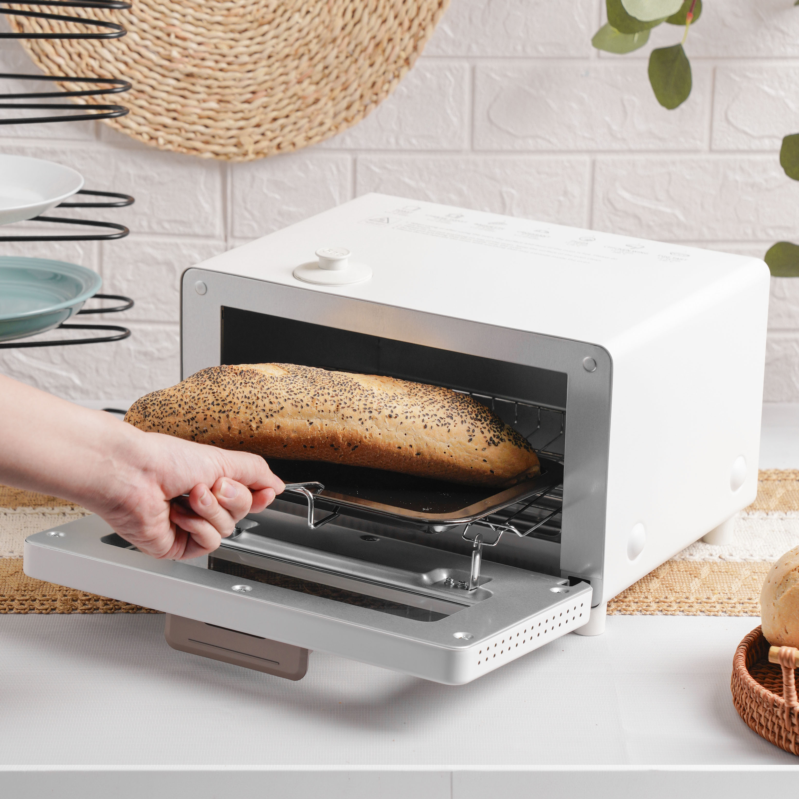 Lò nướng hơi nước COBI mini 10L màu Trắng_341701 - 4