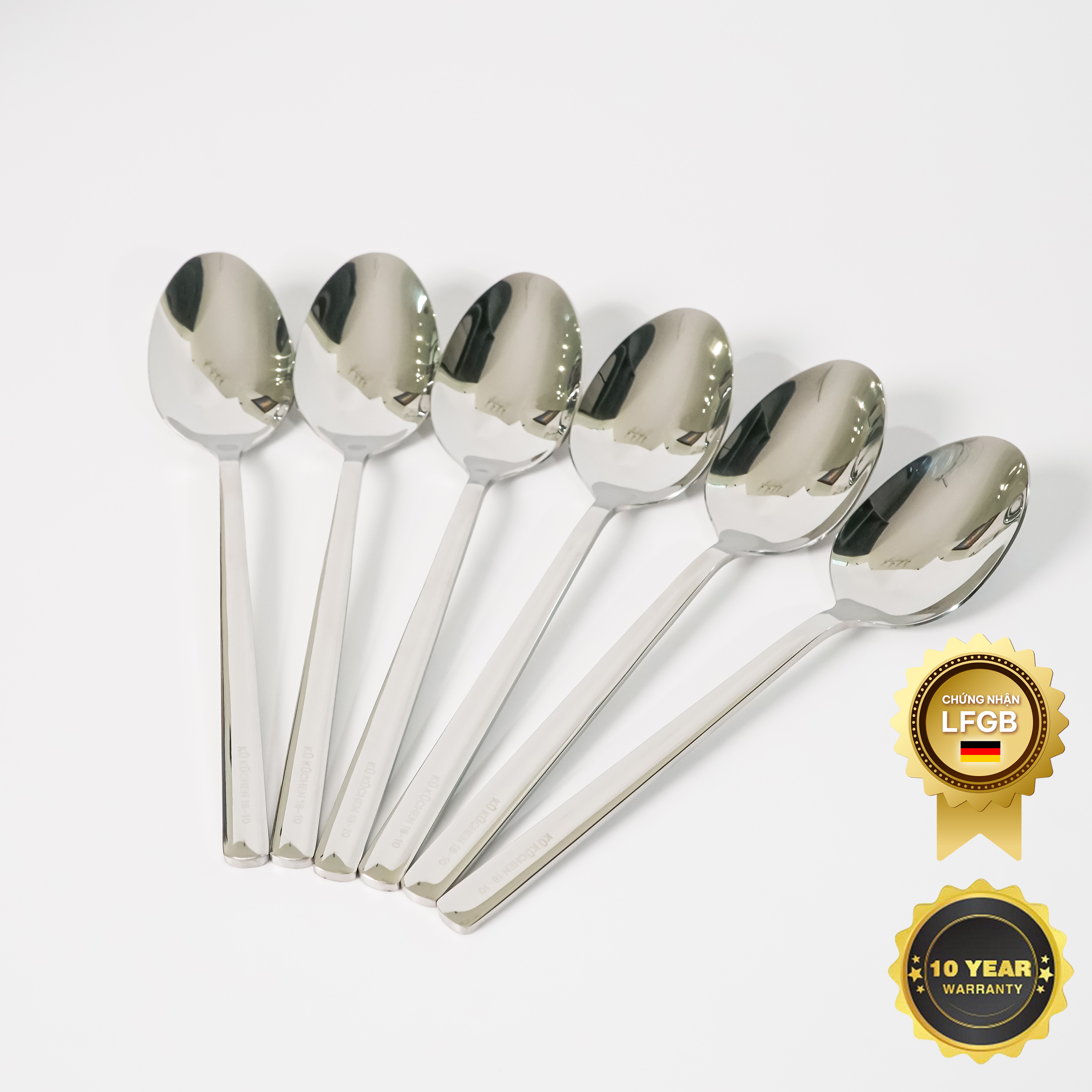 Bộ 6 thìa bàn ăn Table Spoon KUCHEN SH2246 TBS6