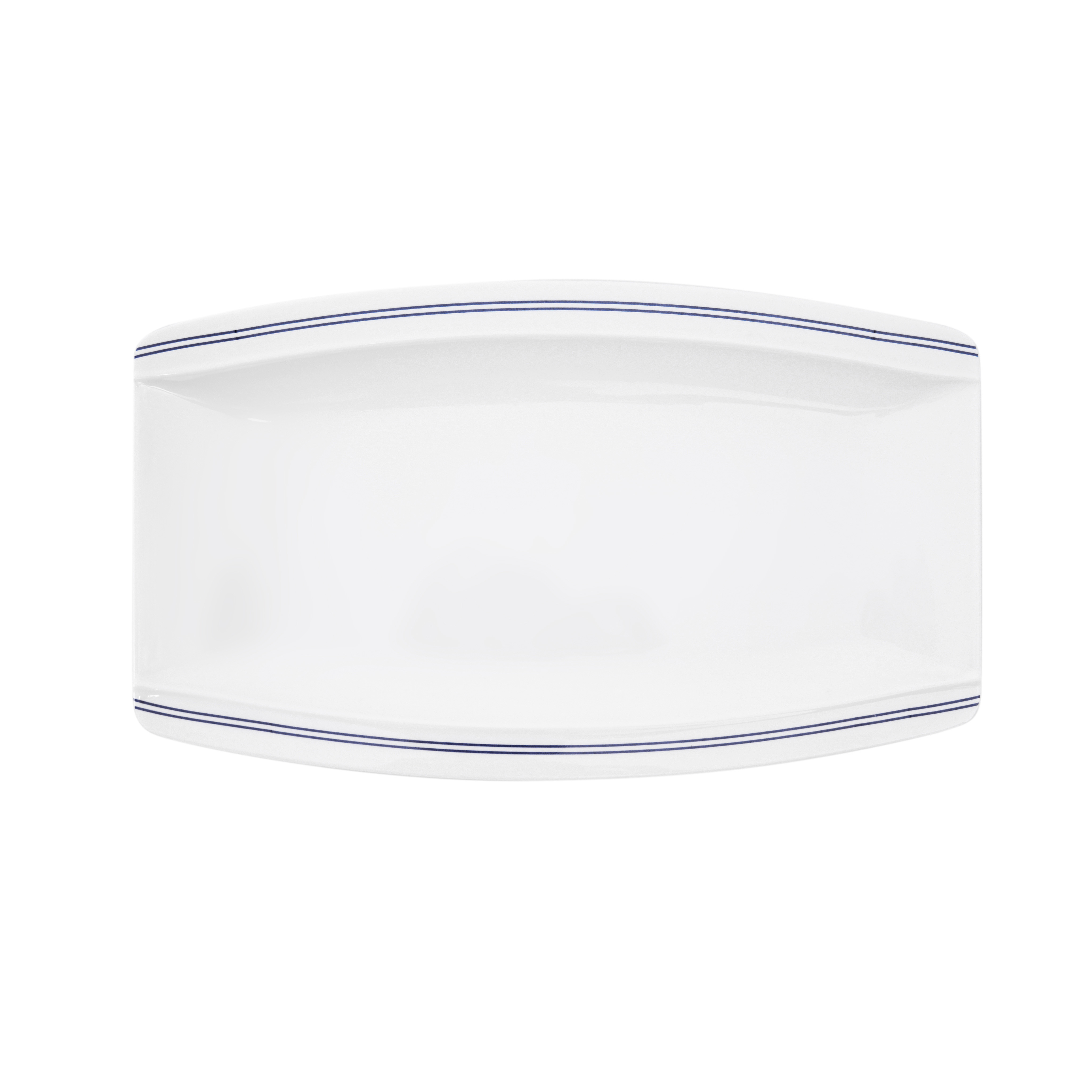 Dĩa Yangge trắng vân xanh chữ nhật Size 35.4cm_378050_JMC427-YHL