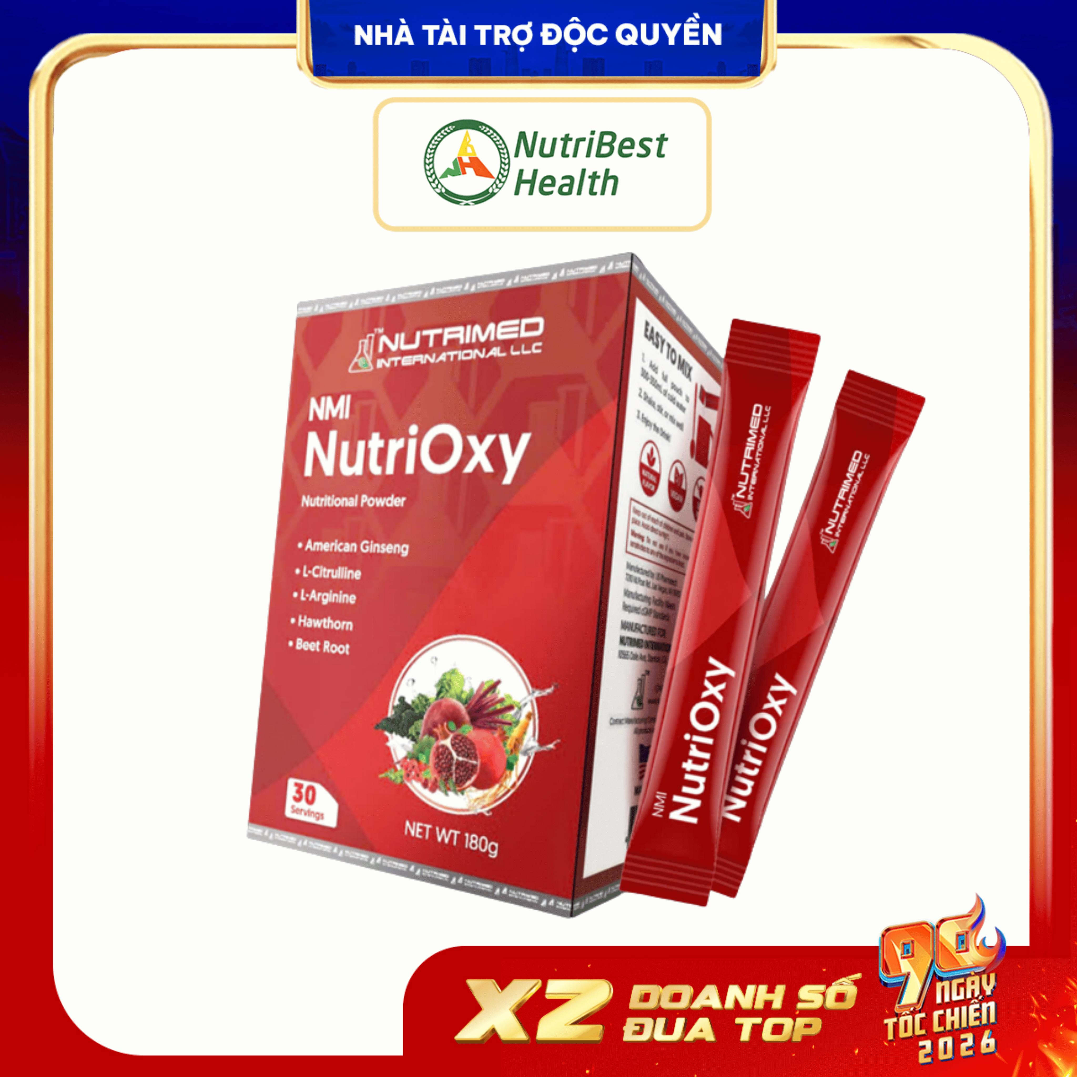 Thực phẩm bổ sung NMI Nutrioxy - Phân phối chính hãng