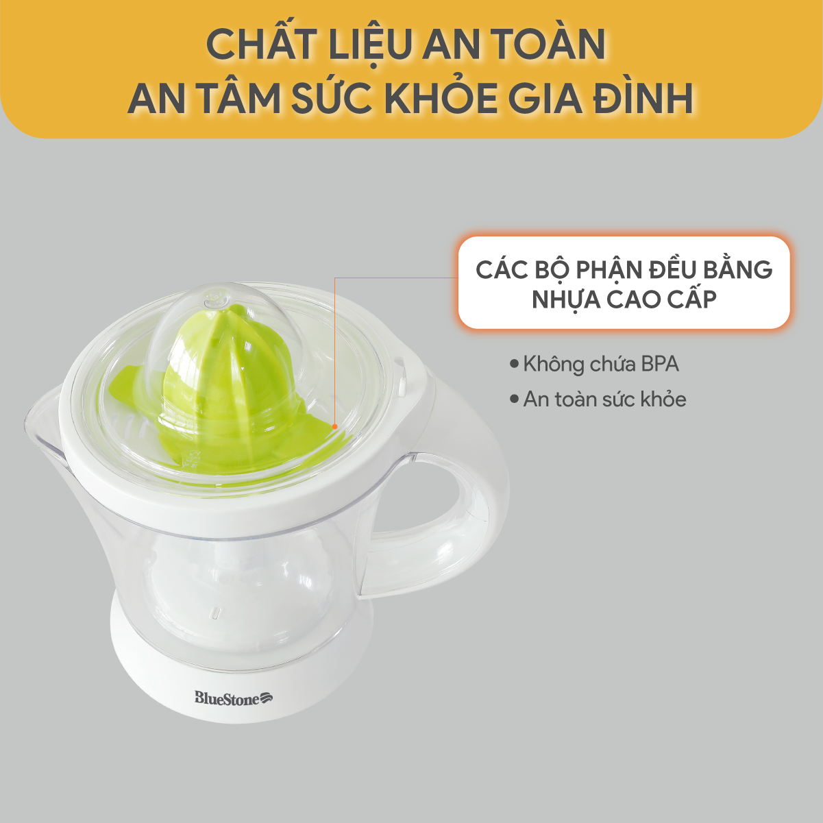 Máy Vắt Cam BlueStone CJB-1129 1 Lít 40W