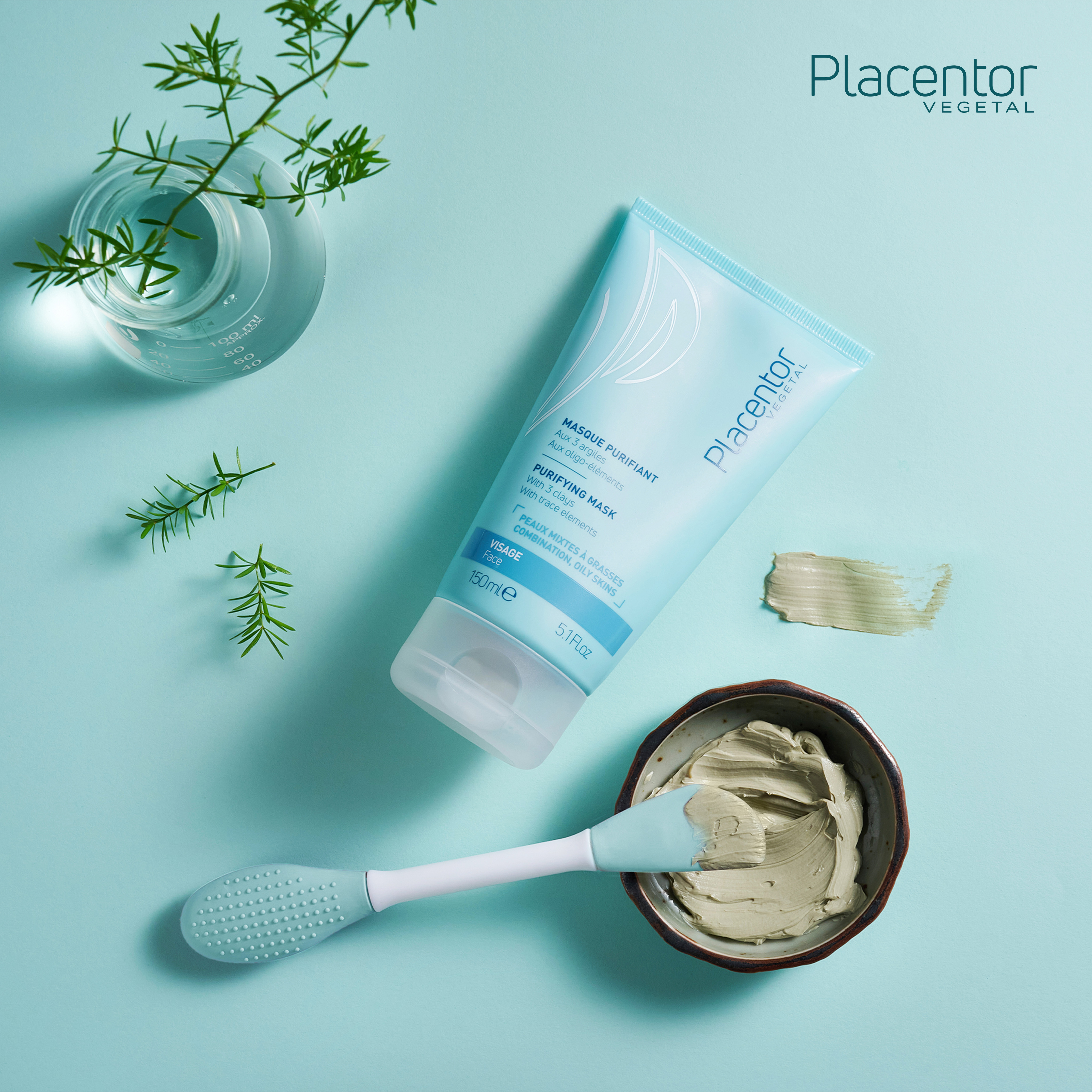 Mặt Nạ Giúp Dưỡng Ẩm Và Làm Trắng Da Placentor Vegetal Masque Purifiant Purifying Mask - 3