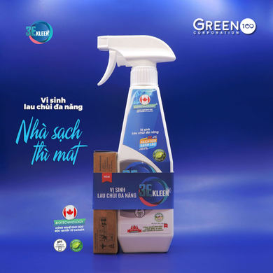 Bộ vi sinh lau chùi đa năng 3E Kleen (01 chai 500ml + 03 ống 5ml) - 3