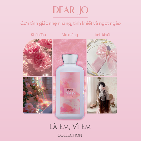 Hộp quà tặng Mine Sữa tắm & Nước hoa Dear Jo - 5