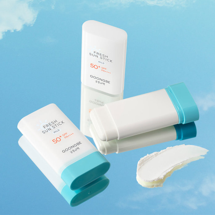 Thanh Lăn Chống Nắng Vật Lý Thuần Chay GOONGBE Fresh Sun Stick 23g - Phân phối chính hãng