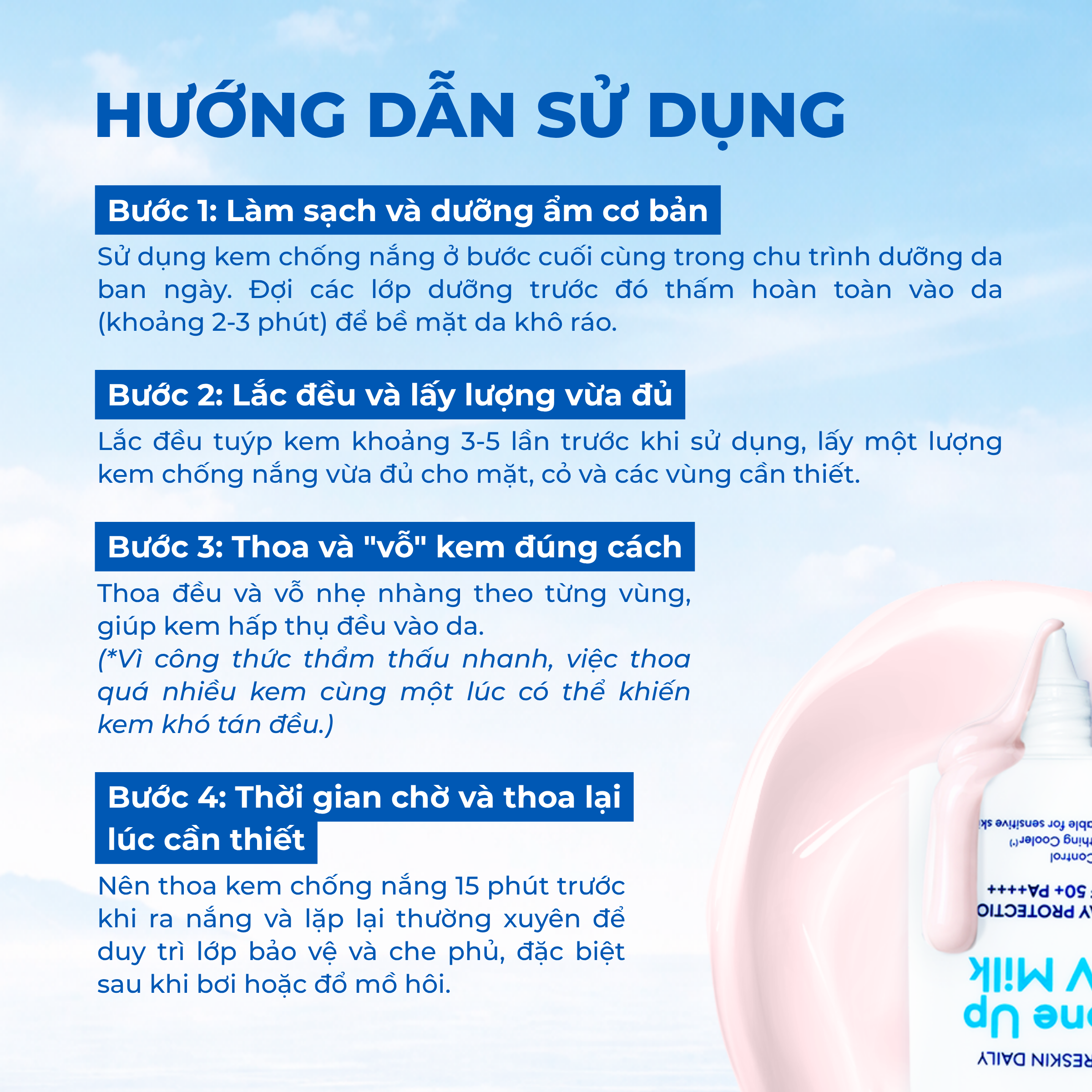 Kem chống nắng nâng tone kiềm dầu SPF50+, PA++++ Blissberry 60ml - 10