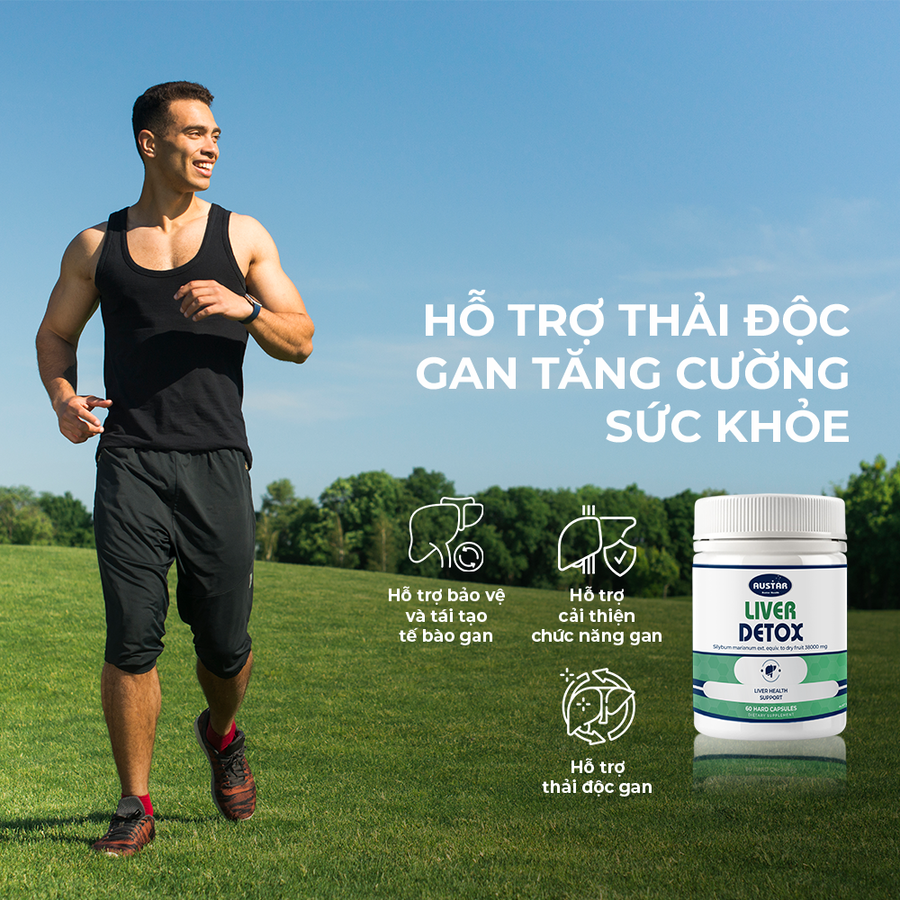 Viên Uống Austar Liver Detox – Hổ Trợ Thải Độc Và Cải Thiện Chức Năng Gan (Hộp 60 Viên)