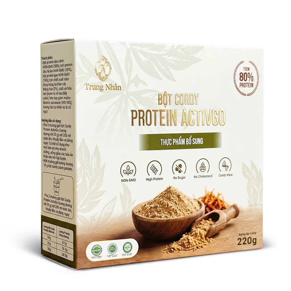 Activgo Protein thực vật thuần chay 220g - Phân phối chính hãng