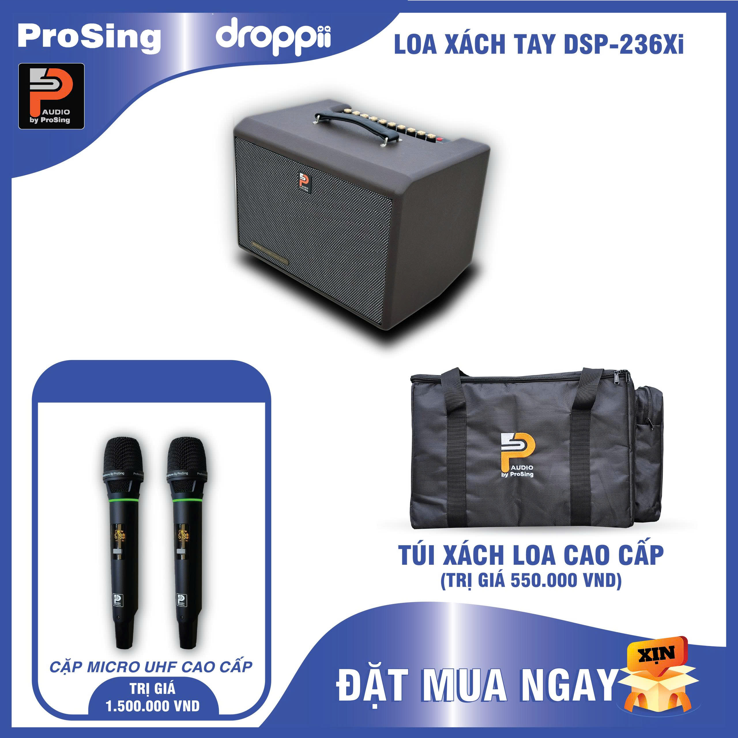 Loa Xách Tay Công Suất Lớn DSP-236Xi