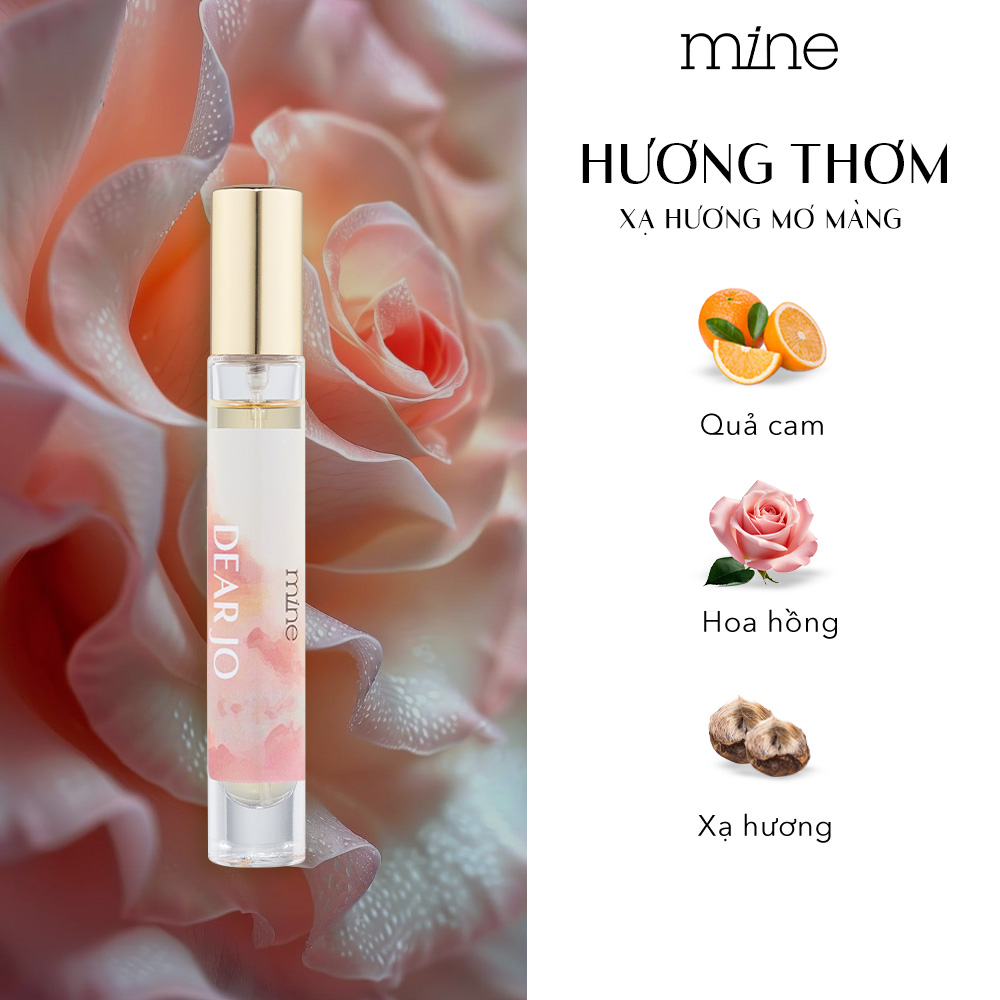 BST nước hoa nữ Mine Masstige Là Em Vì Em (9ml x 5)- Móc khóa