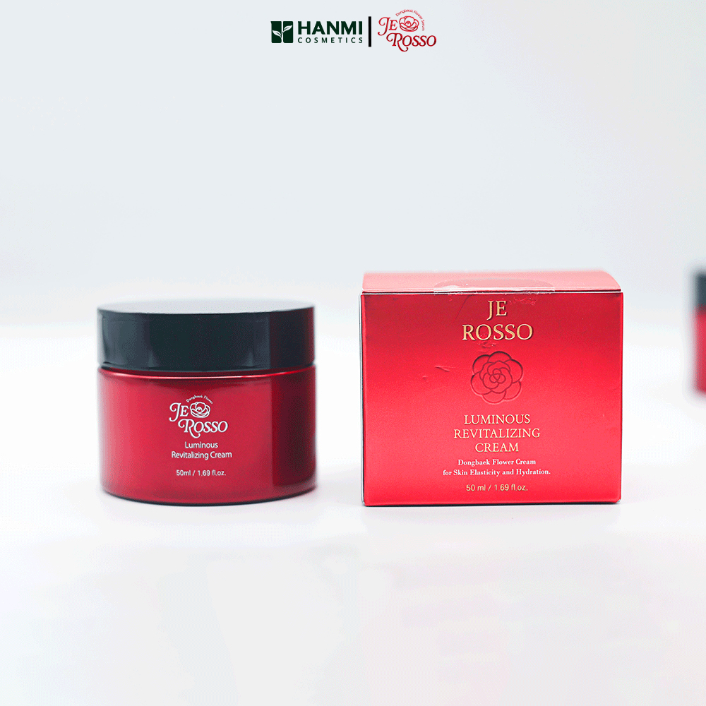 Kem dưỡng JE ROSSO bổ sung độ ẩm hỗ trợ làm mờ nếp nhăn 50ml - JE ROSSO Luminous Revitalizing Cream