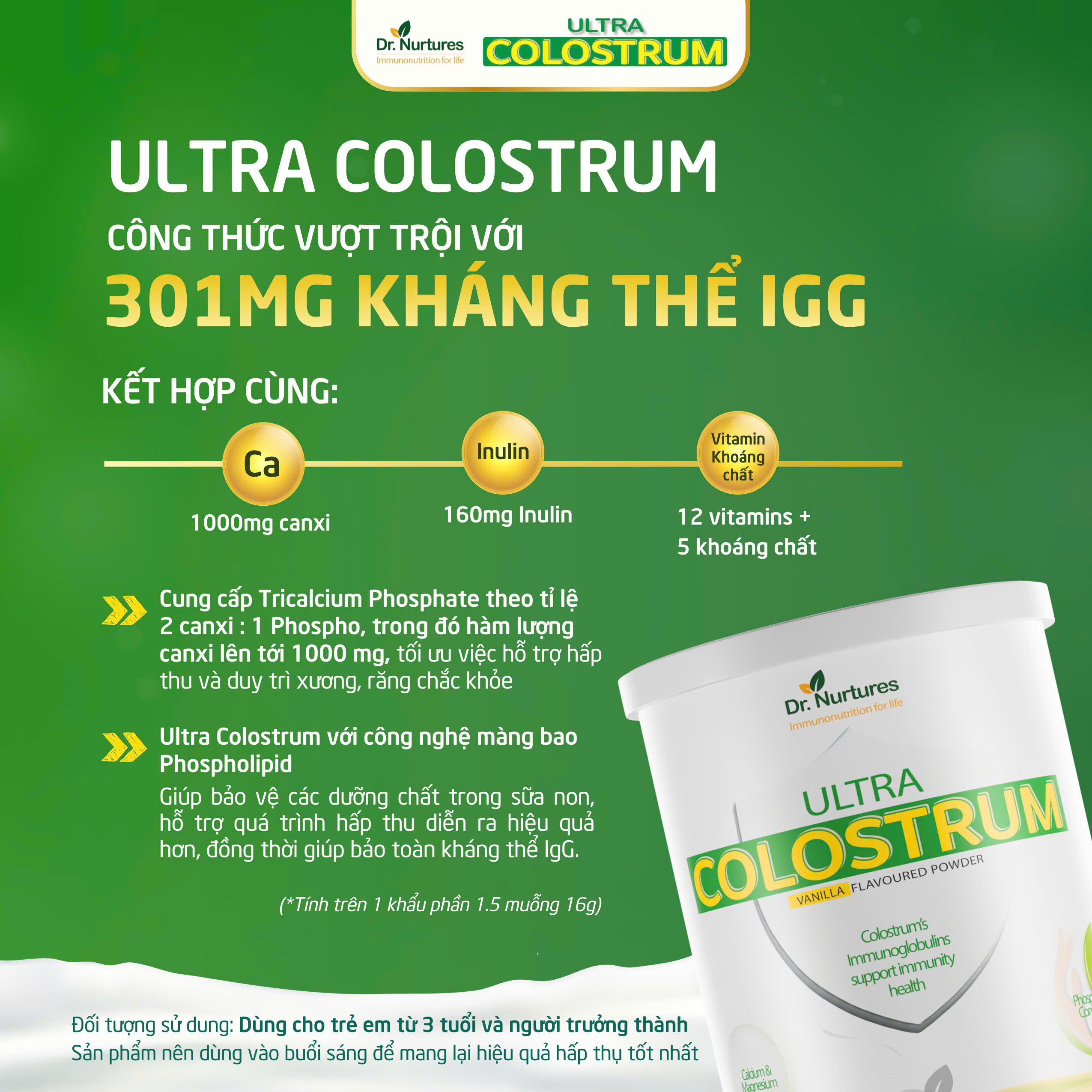 Sữa Non Ultra Colostrum (mẫu mới)