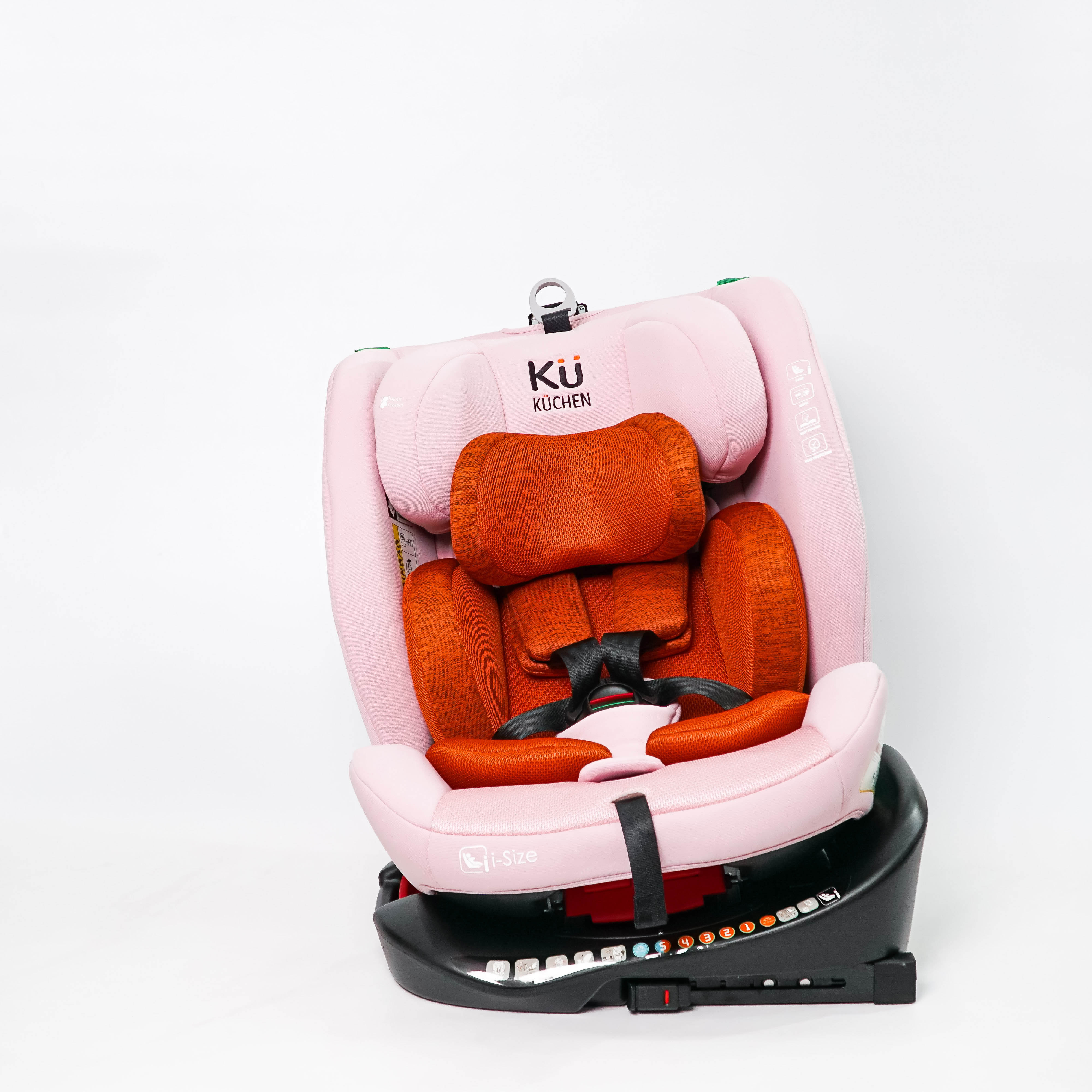 Ghế an toàn trẻ em trên xe ô tô KUCHEN YB108B - Màu hồng